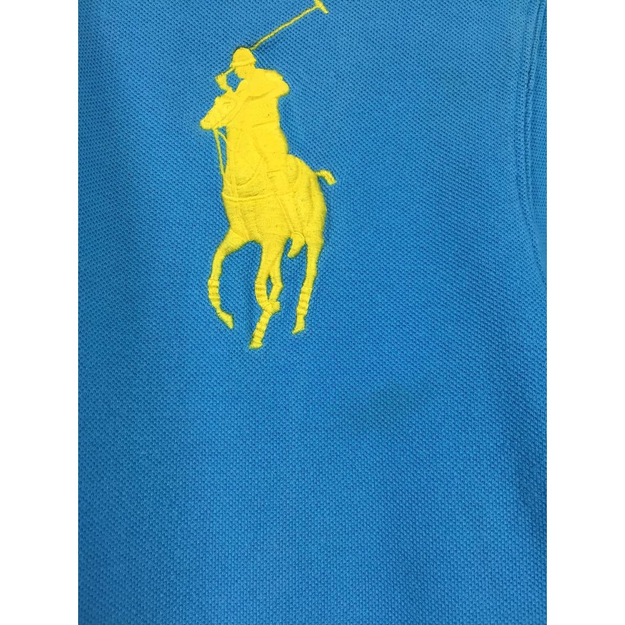 Polo Ralph Lauren × Vintage Vtg Polo Ralph Lauren Big Logo Rugby Polo Tee Youth L Size US M / EU 48-50 / 2 - 5 Thumbnail