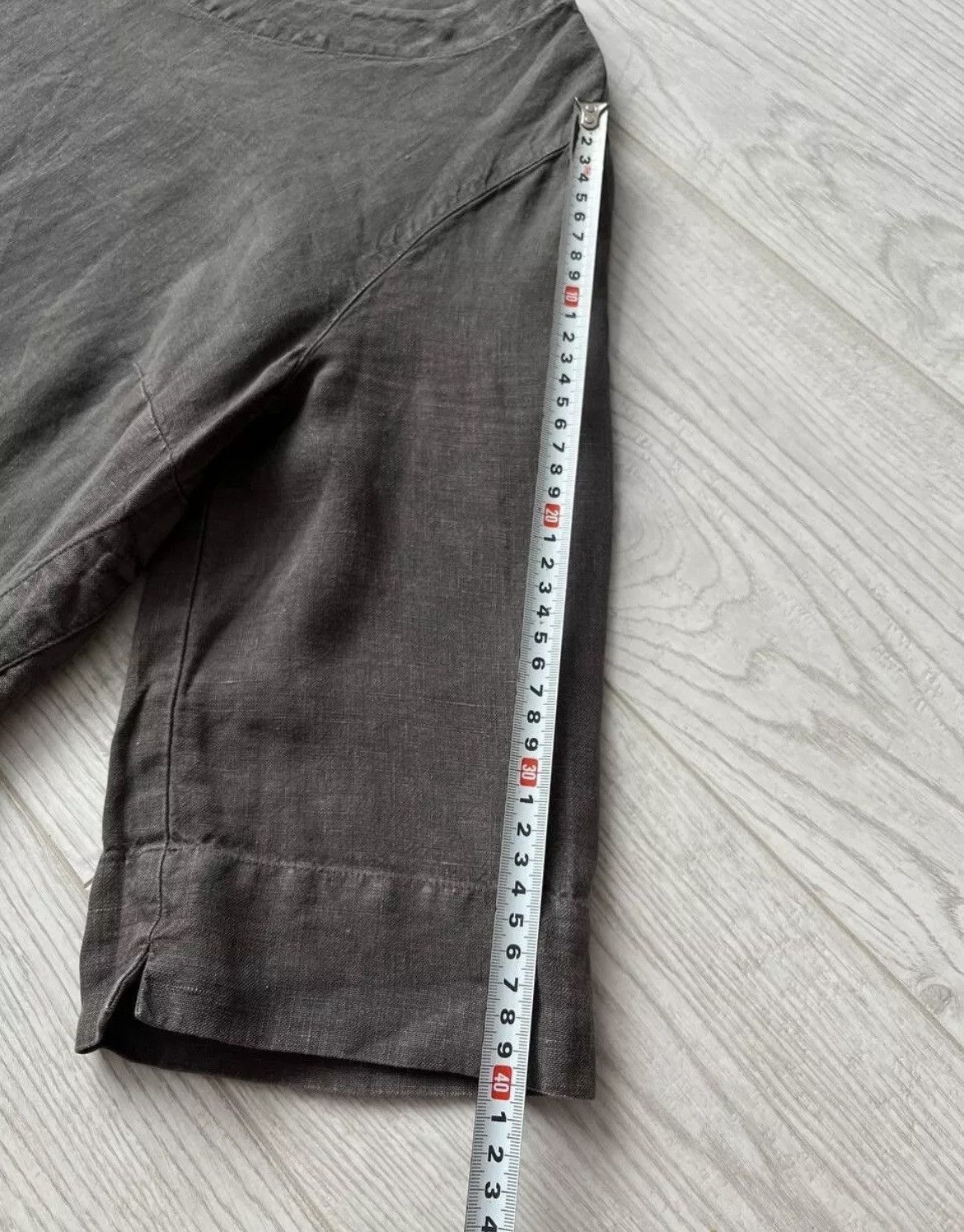 OSKA × Vintage OSKA Linen Asymmetric Hem Blouse – Size III (M/L) Size L / US 10 / IT 46 - 13 Thumbnail