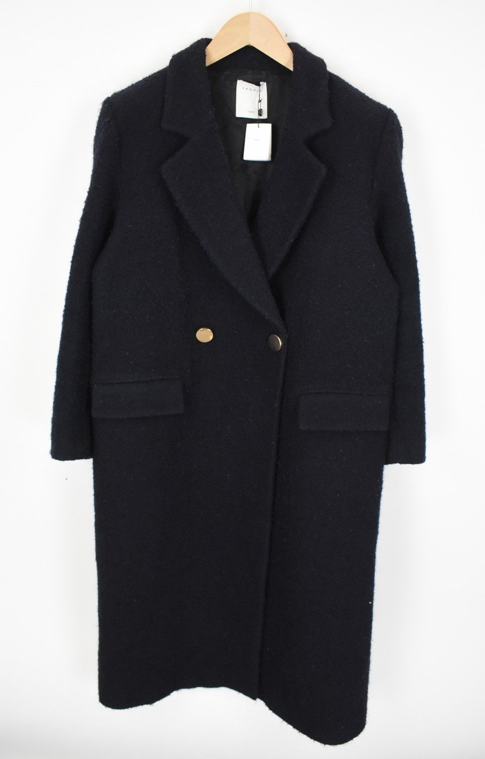 Sandro SANDRO Manteu Coat Womens EU 38 Wool Alpaca Blend Size M / US 6-8 / IT 42-44 - 4 Thumbnail