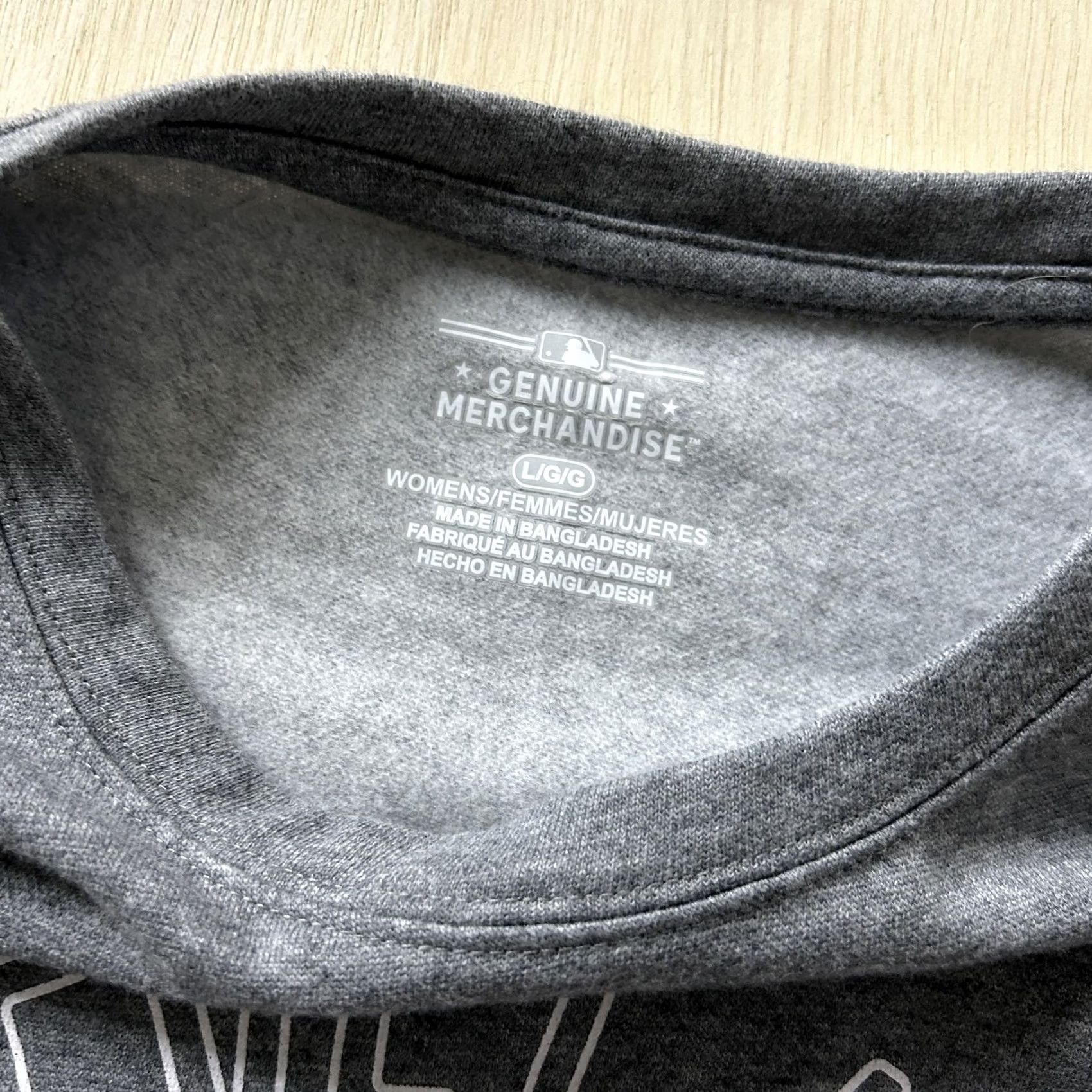 MLB Cleveland Baseball Sweatshirt Womens Large Gray MLB Genuine Merchandise Sweatshirt Size L / US 10 / IT 46 - 2 Thumbnail
