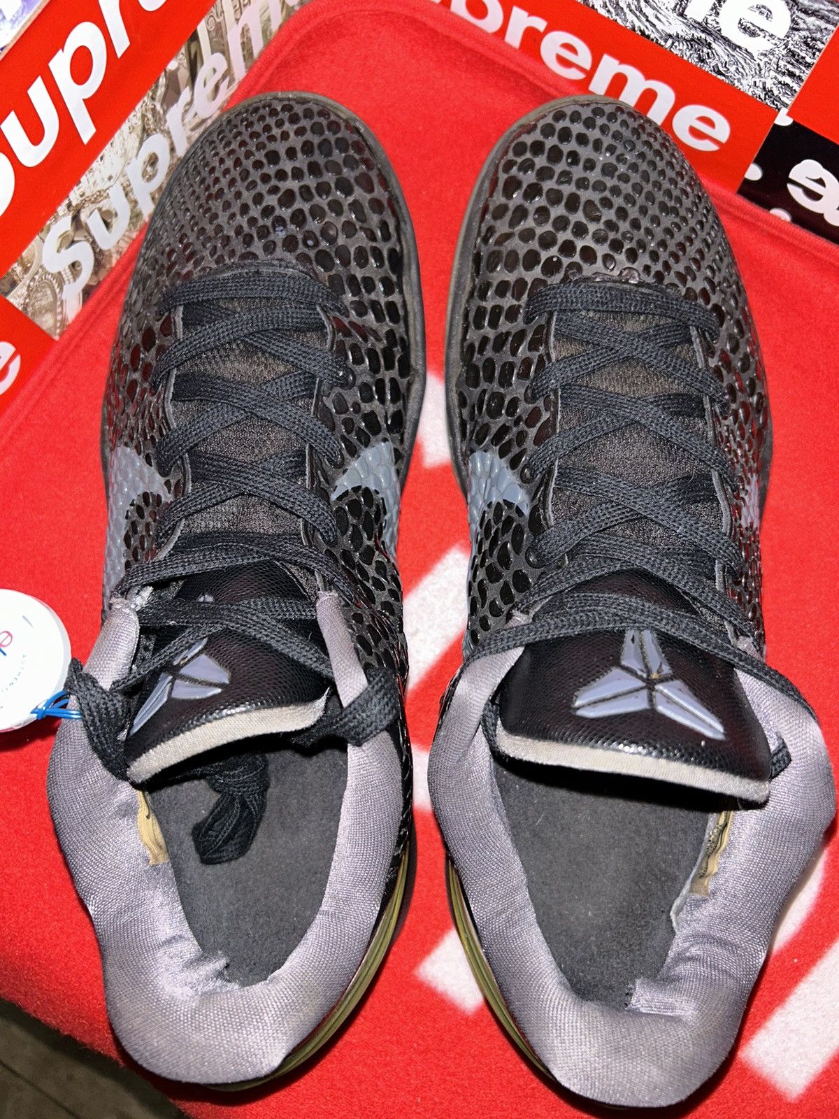 Nike Nike Zoom Kobe 6 Blackout 429659-013 size 13 Size US 13 / EU 46 - 4 Thumbnail