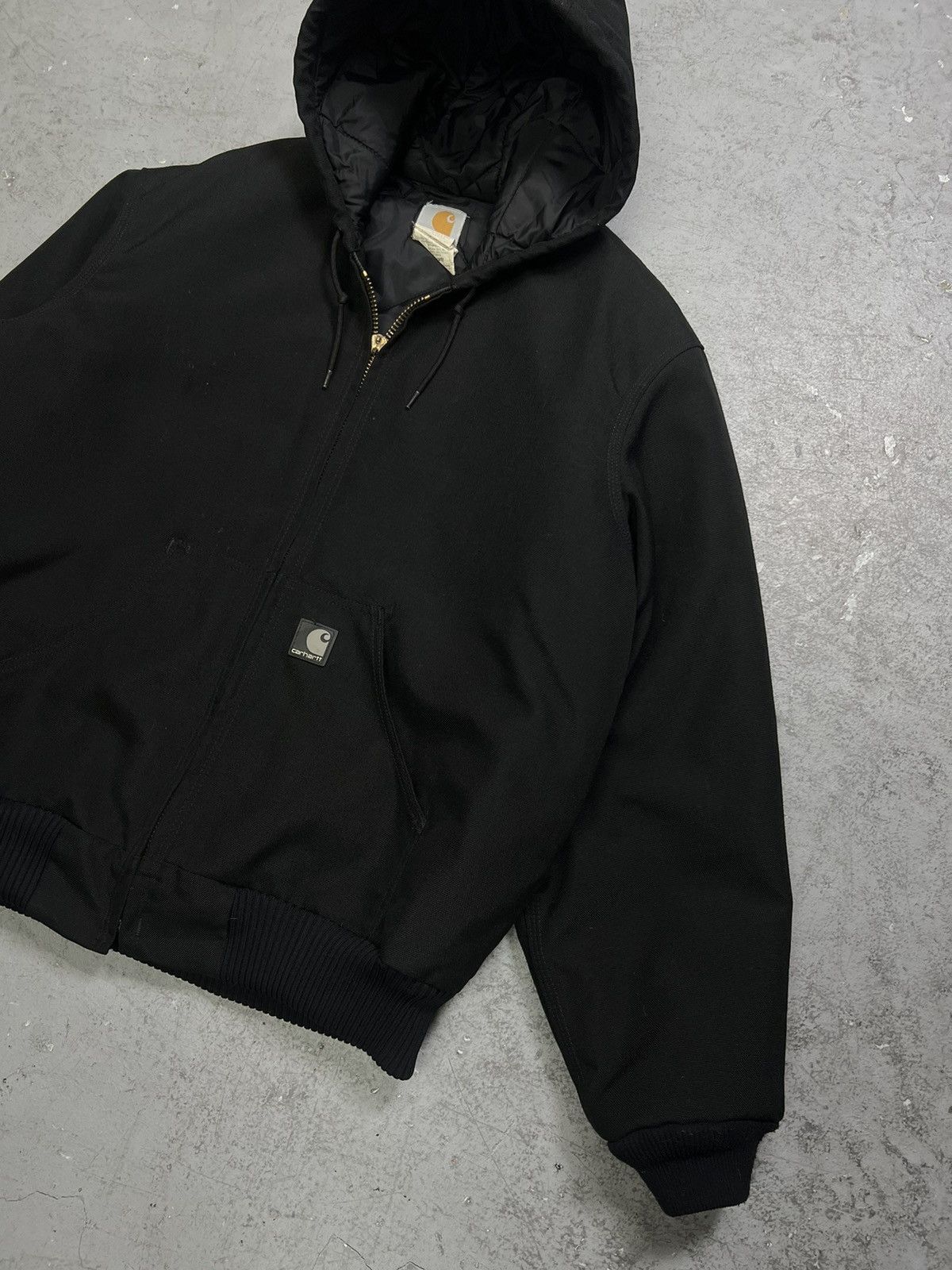 Carhartt × Japanese Brand × Vintage Carhartt J133 BLK Active Hooded Jacket Size US L / EU 52-54 / 3 - 2 Thumbnail