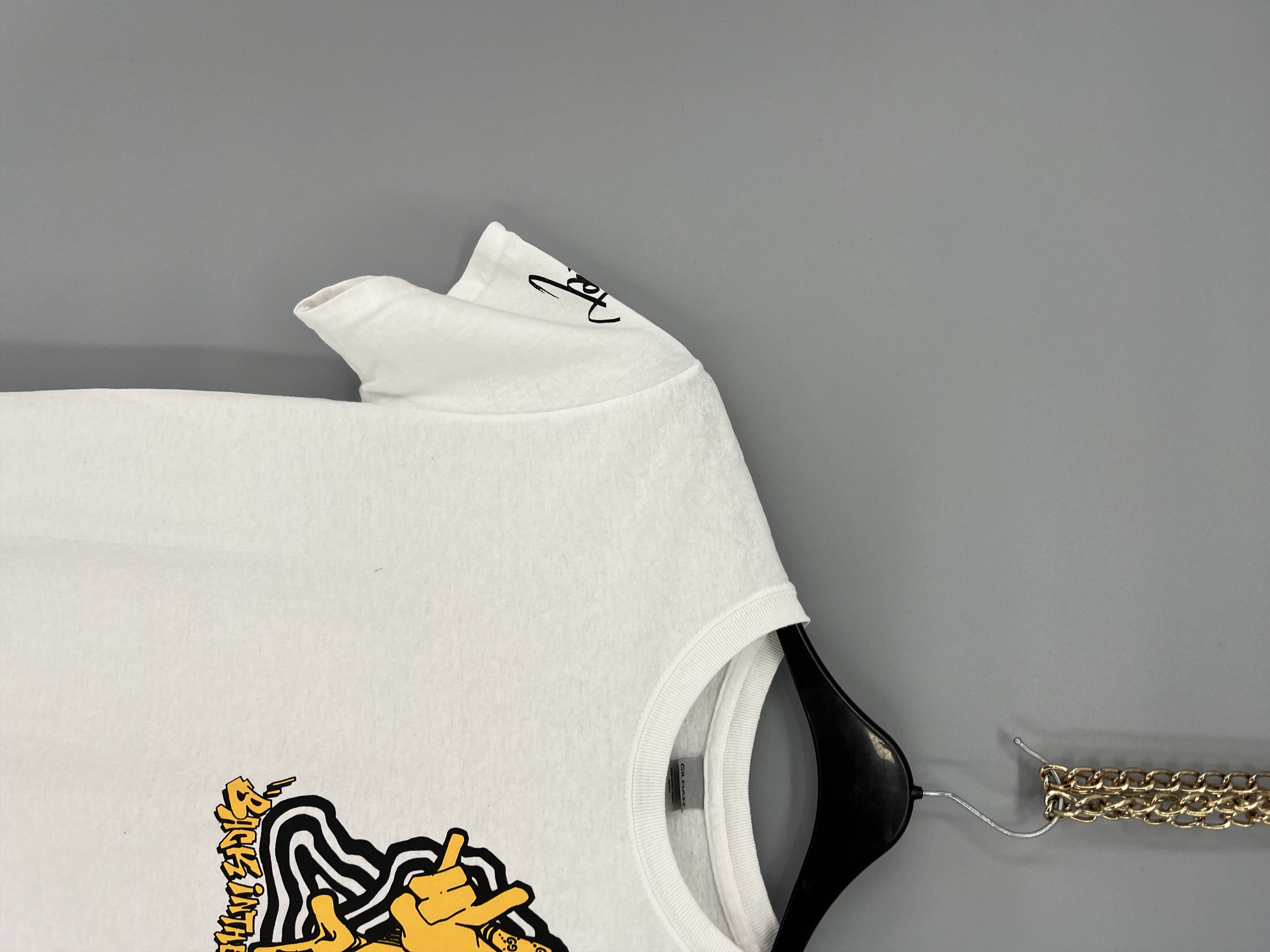 Japanese Brand Vintage Y2K ADULT “ BACK IN THE DAYS “ Humor Tee Size US S / EU 44-46 / 1 - 5 Thumbnail