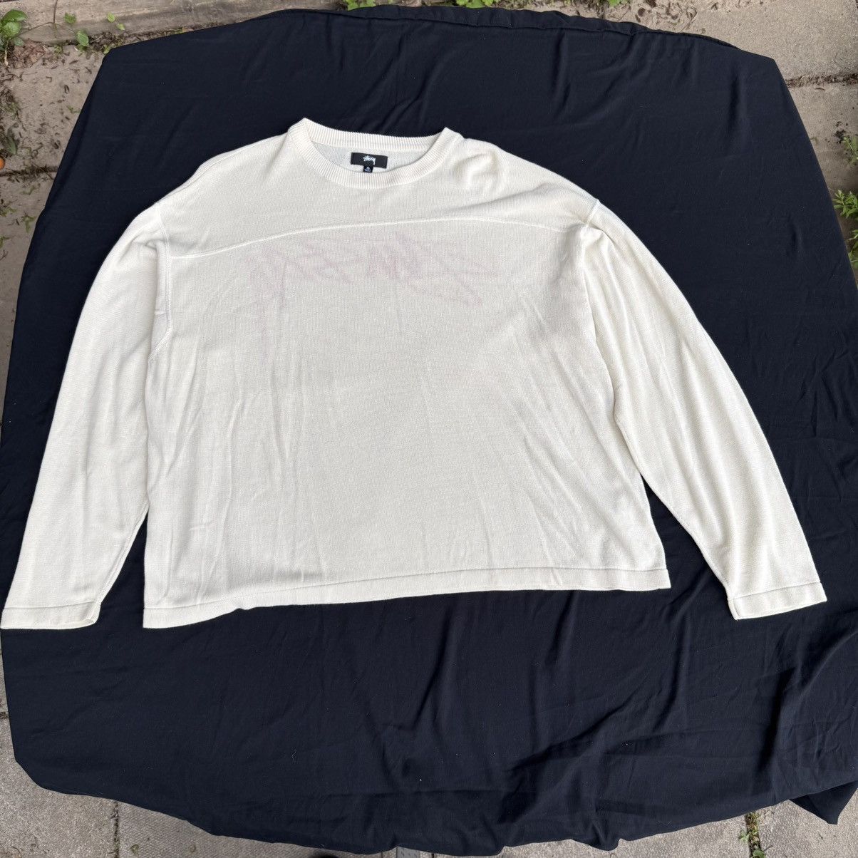 Stussy × Vintage Stussy Script beach sweater Size US XL / EU 56 / 4 - 8 Thumbnail