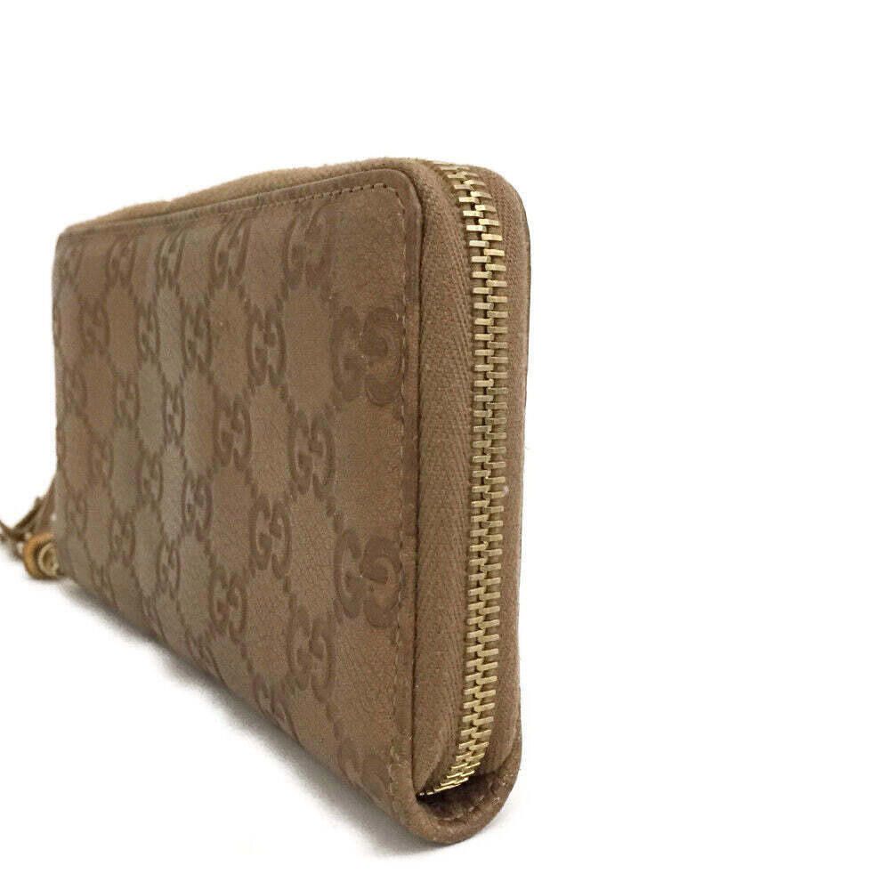 Gucci Gucci Guccissima Bamboo Tassel Zip Around Wallet Light Size ONE SIZE - 3 Thumbnail