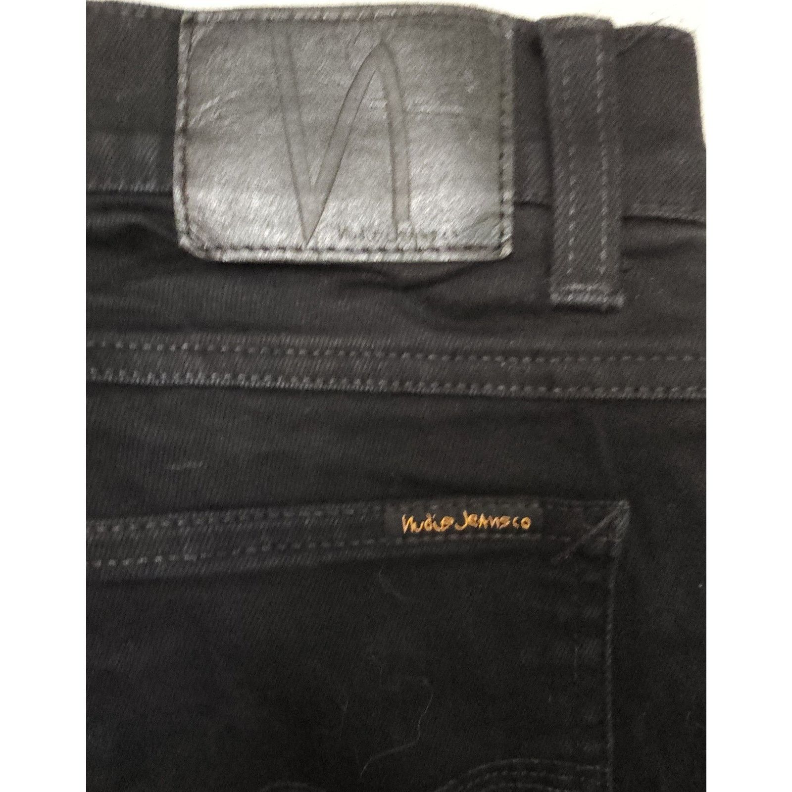 Nudie Jeans Nudie Tight Terry Jeans Skinny In Ever Black Very Nice 34×34 Size US 34 / EU 50 - 5 Thumbnail