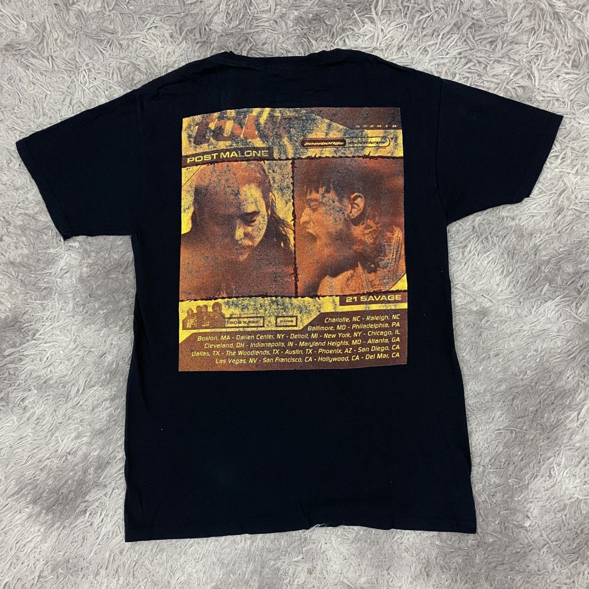 Band Tees × Rap Tees Rap tee post malone X 21 savage tour 2018 Size US S / EU 44-46 / 1 - 2 Thumbnail