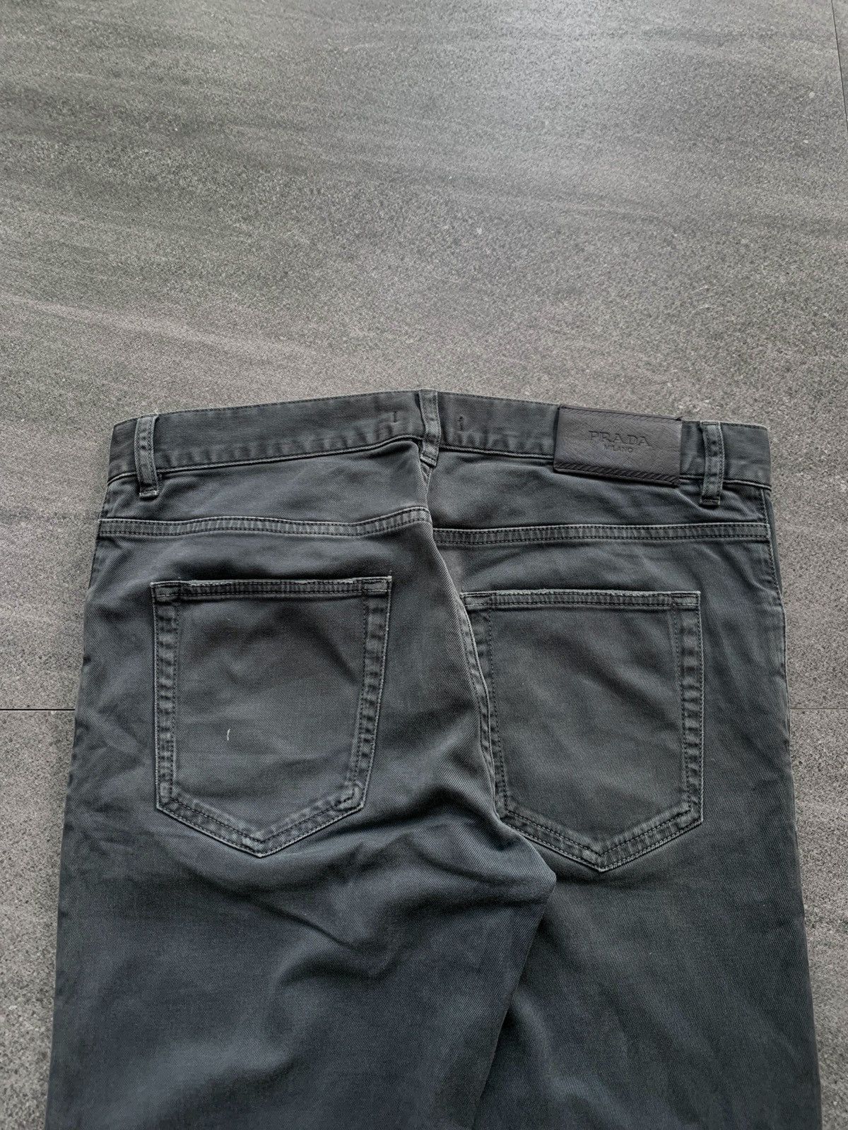 Prada FREE TAX! Faded Slim Cut Denim Jeans Size US 31 - 11 Thumbnail