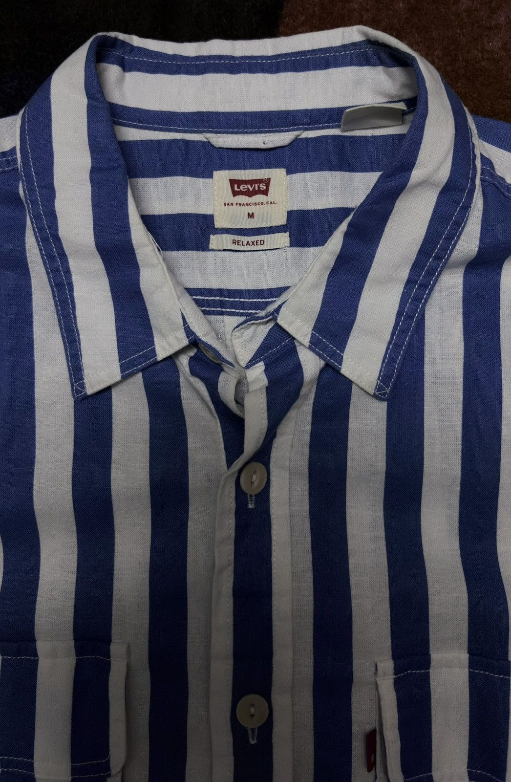 Levi's Levis Men Short Sleeve Relaxed Fit Size US M / EU 48-50 / 2 - 5 Thumbnail