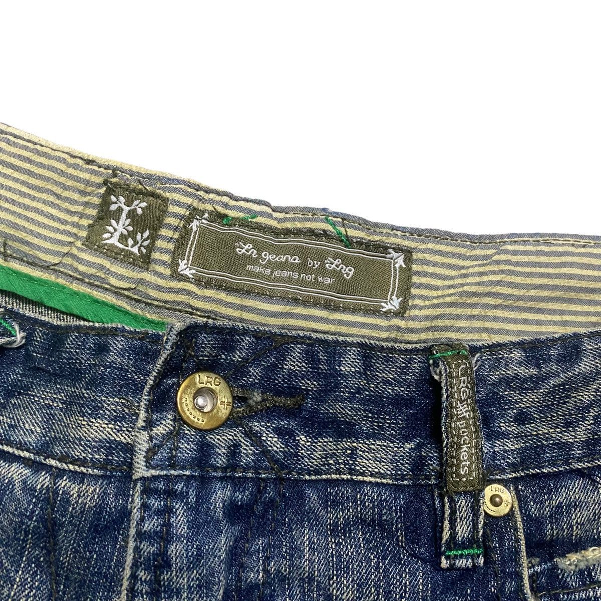 LRG Vintage LRG Denim Baggy Jeans Embroidery Japanese Tea Garden Size US 36 / EU 52 - 16 Thumbnail