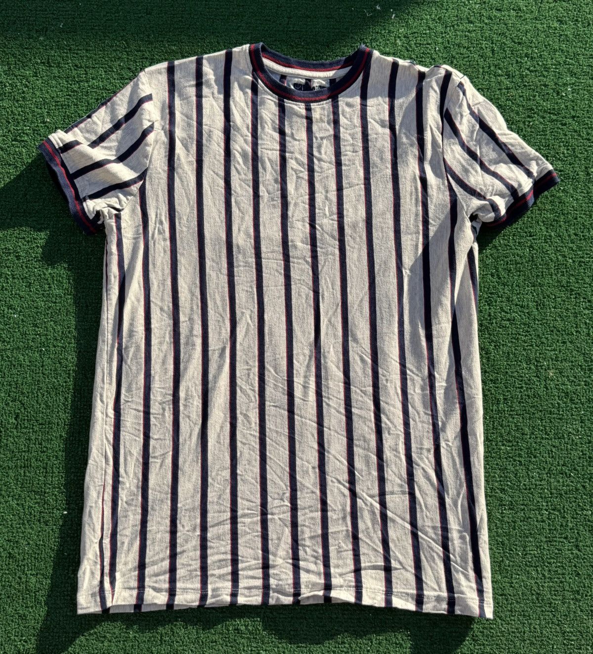 Other White Shirt with Blue/Red Stripes Size US M / EU 48-50 / 2 - 1 Thumbnail