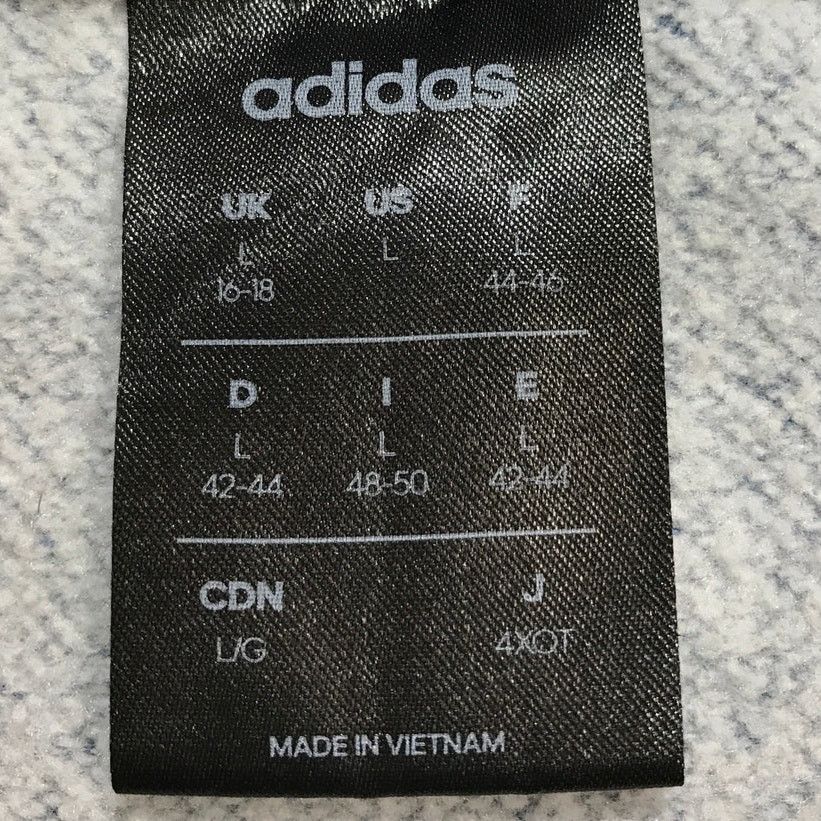 Adidas Adidas Blue 3-Stripes vieCrewneck Long Sleeve Sweatshirt L Size L / US 10 / IT 46 - 4 Thumbnail