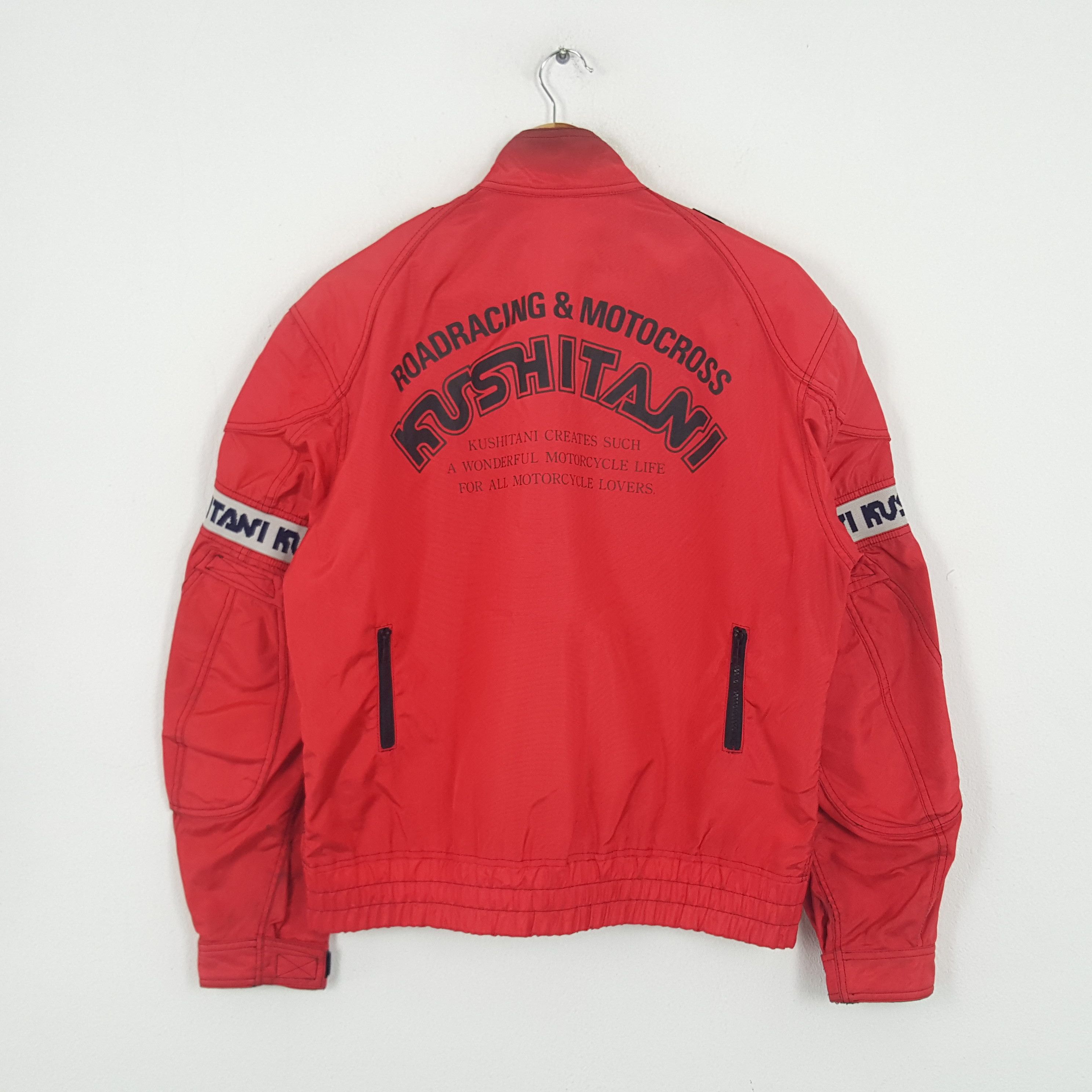 Japanese Brand × Vintage Vintage Kushitani Hole Shot 1 Japanese Motorsports Jacket Size US M / EU 48-50 / 2 - 1 Thumbnail
