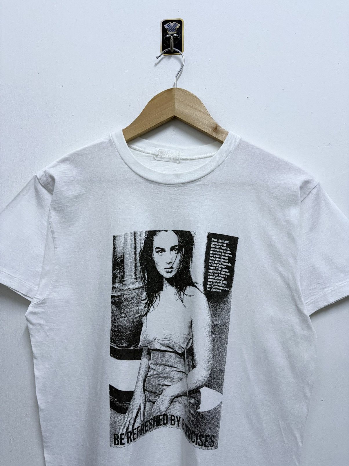 POP MAGAZINE Vintage 90's Van de Stadt / Women on Yacht Images T-Shirt Size US M / EU 48-50 / 2 - 3 Thumbnail