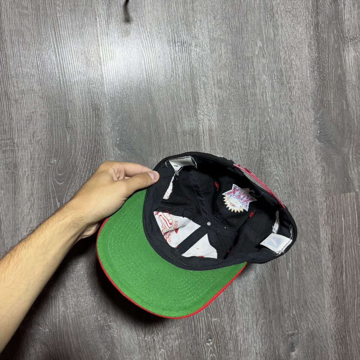 NFL Vintage 1980s San Francisco 49ers Superbowl Snapback Hat XVI Size ONE SIZE - 4 Thumbnail