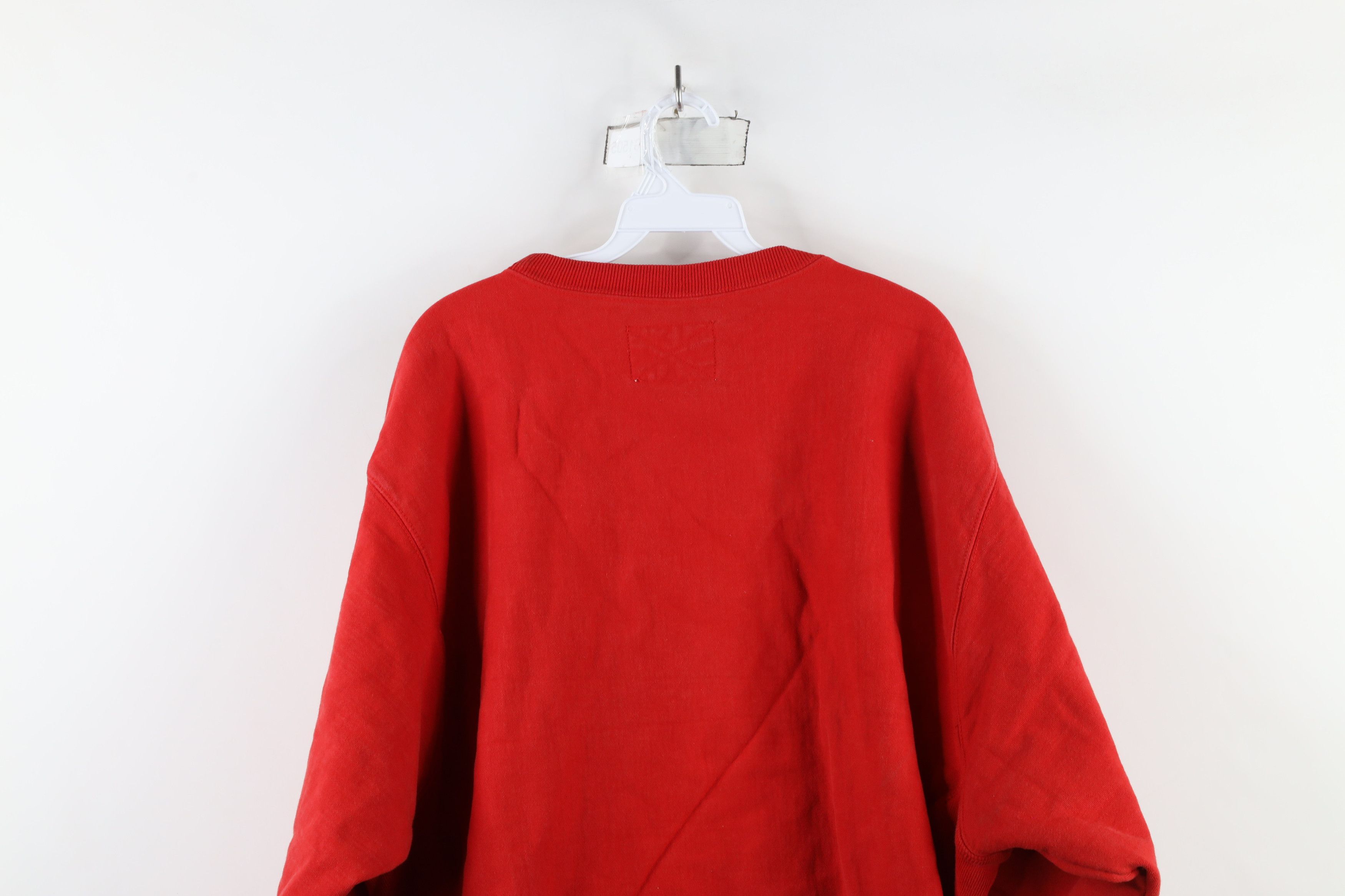Vintage Vintage 90s Y2K Heavyweight Canada Hockey Sweatshirt Red Size US XXL / EU 58 / 5 - 14 Thumbnail