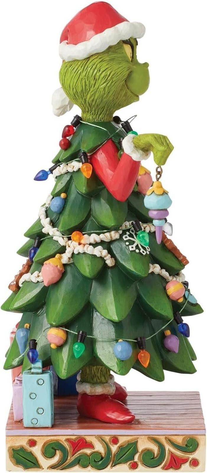 Designer Dr. Seuss Grinch Dressed as a Christmas Tree Figurine NIB Size ONE SIZE - 5 Thumbnail