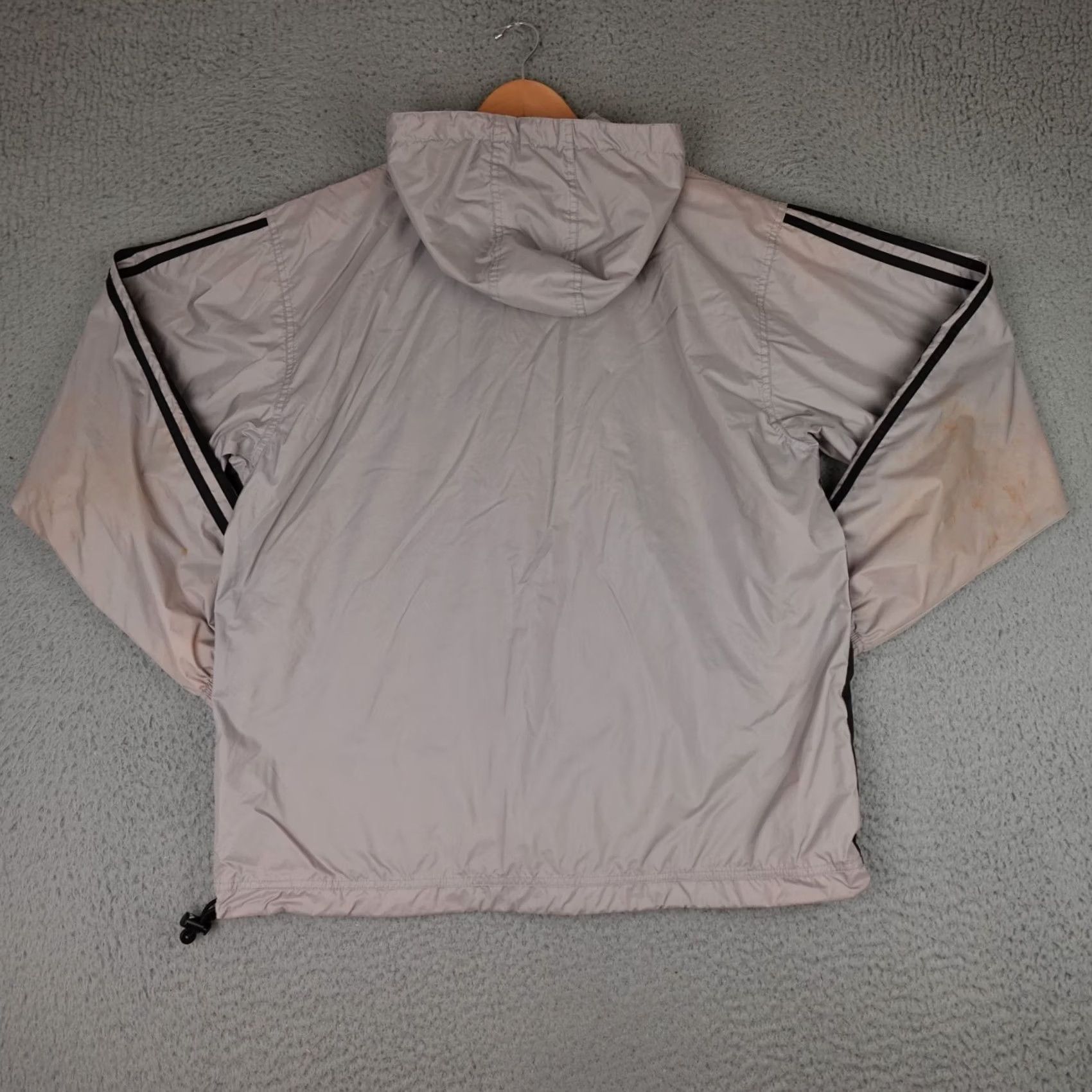 Adidas VINTAGE adidas Jacket Men S Gray Anorak Pullover 1/2 Zip Windbreaker 90s Outdoor Retro Sports Mens Size US S / EU 44-46 / 1 - 2 Thumbnail