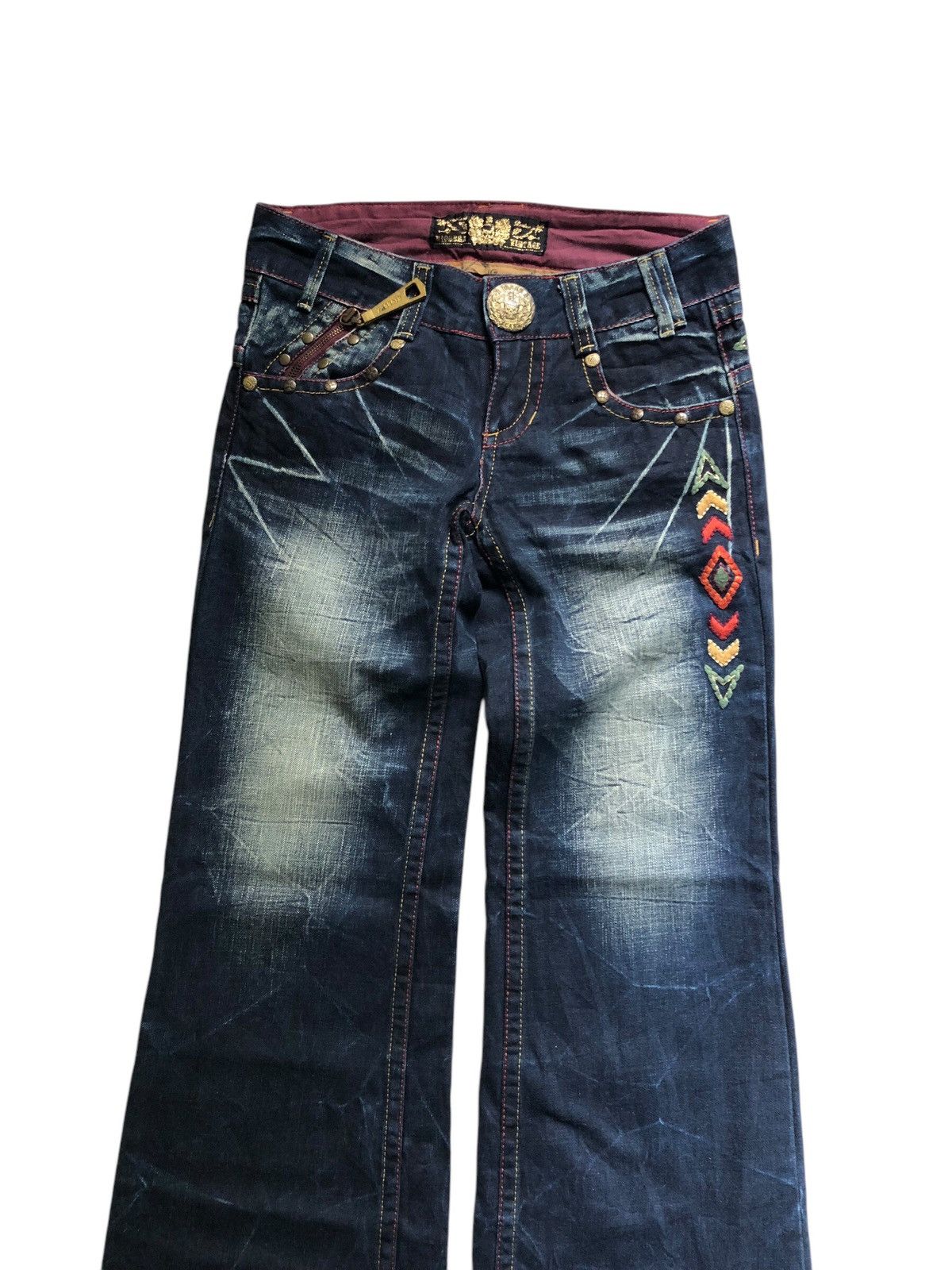 If Six Was Nine Riobera low rise flare jeans Size US 30 / EU 46 - 4 Thumbnail