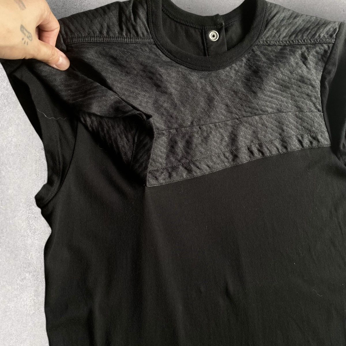 Rick Owens SS18 Dirt Cut And Sew Top Size US M / EU 48-50 / 2 - 3 Thumbnail