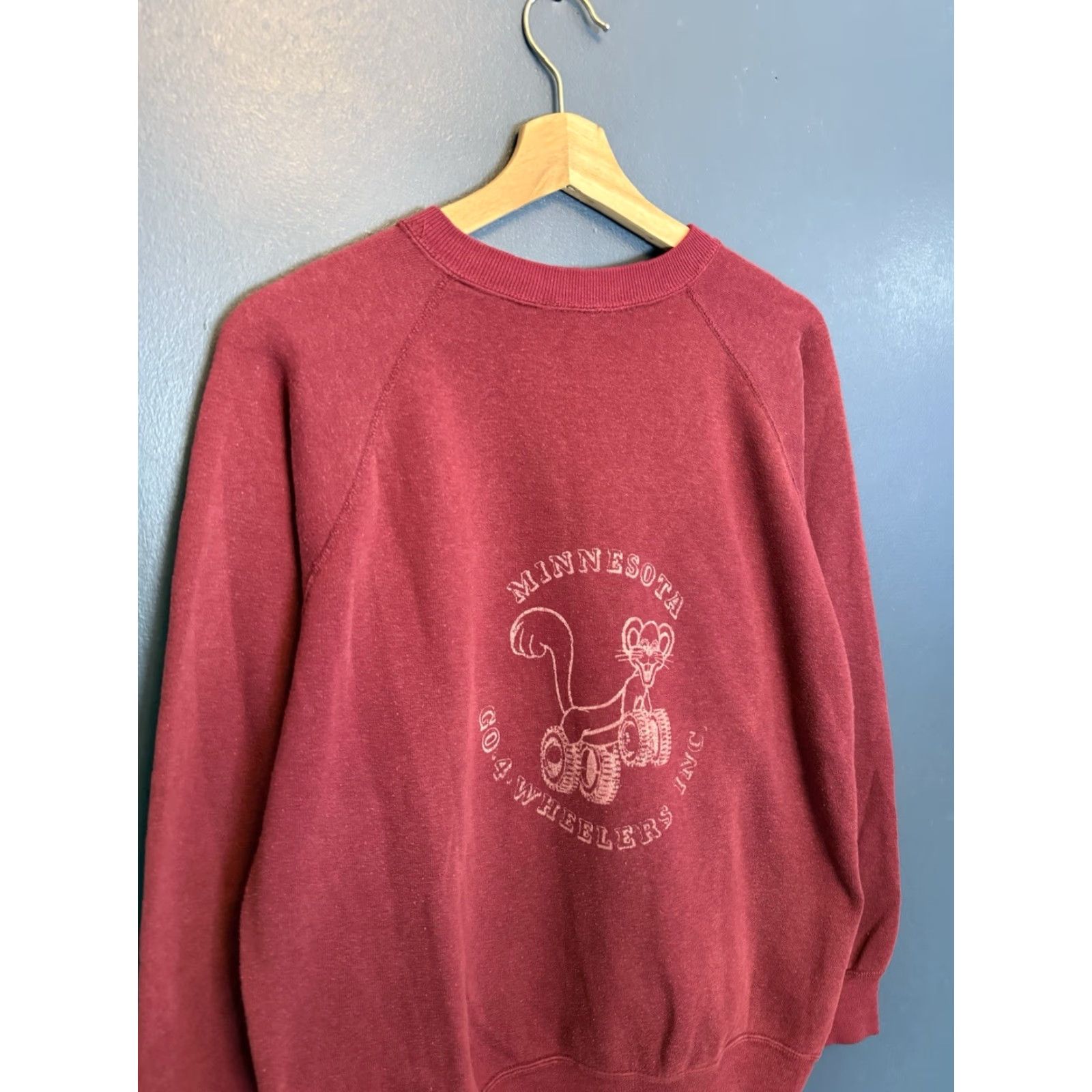 Vintage VINTAGE Sportswear Sweatshirt Creslan Cotton Gophers Red XL Mens Size XL Pullover Cotton 60’s Sweatshirt Red Mens Size US XL / EU 56 / 4 - 2 Thumbnail