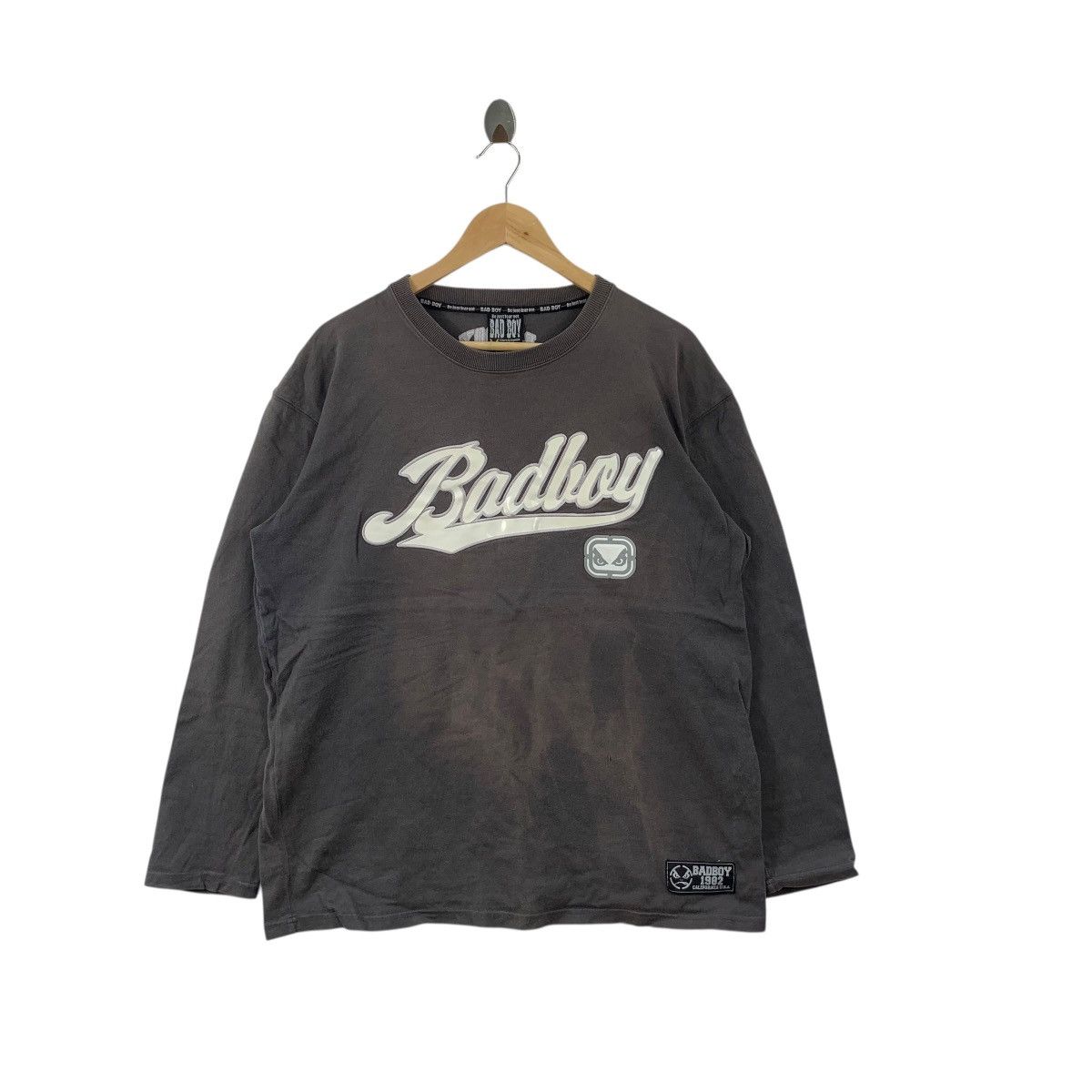 Vintage Vintage Streetwear Bad Boy Script Logo Long Sleeve Shirt Size US XL / EU 56 / 4 - 1 Thumbnail
