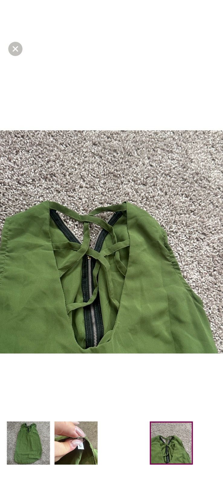 Other Green dress tank Size S / US 4 / IT 40 - 3 Thumbnail