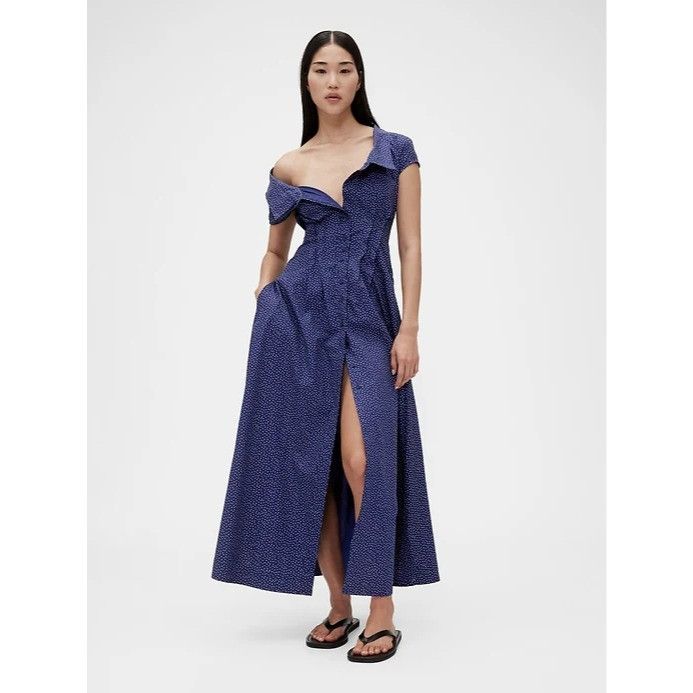 Gap GapStudio Poplin Maxi Shirtdress Size XS / US 0-2 / IT 36-38 - 1 Thumbnail
