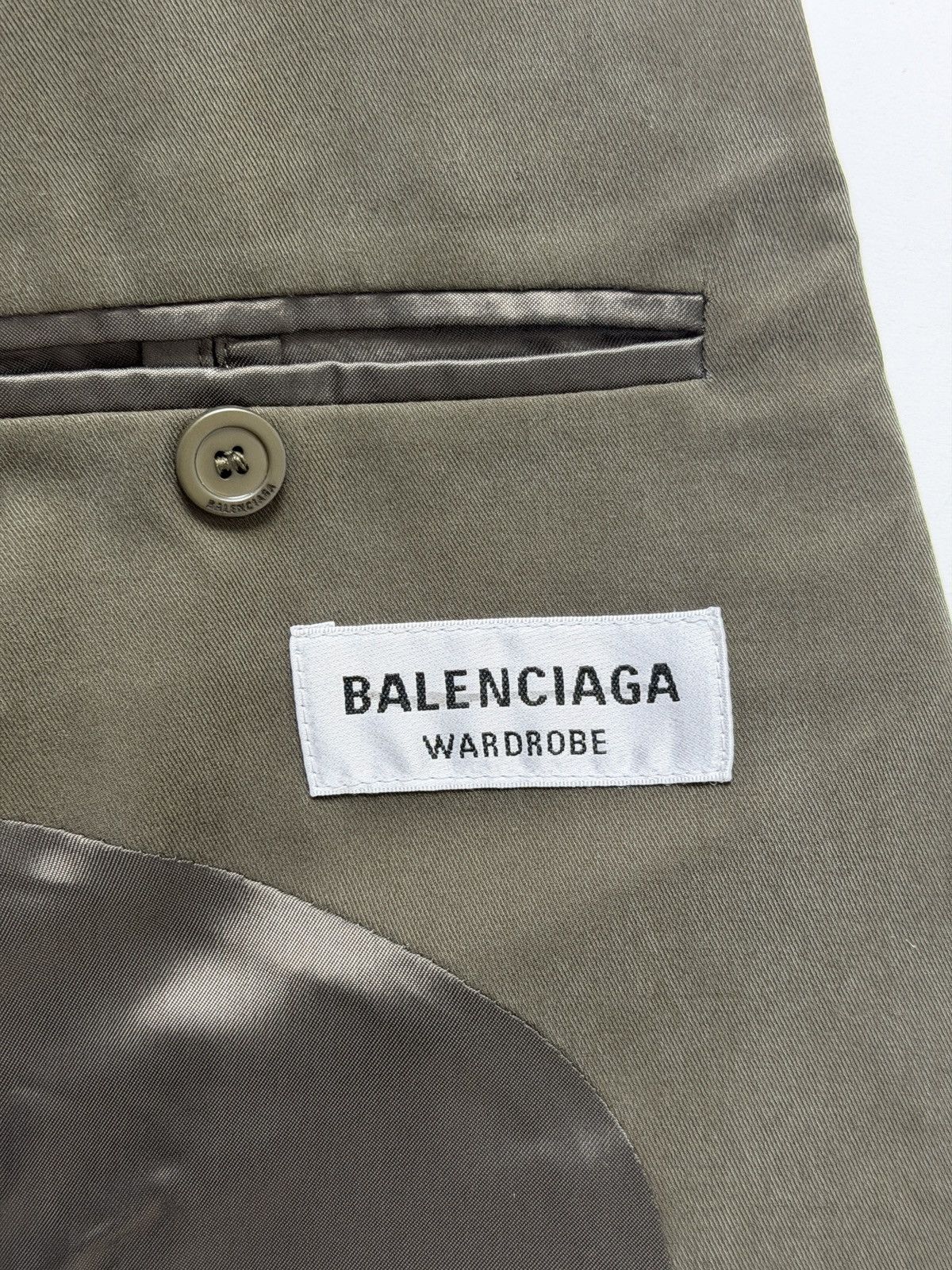 Balenciaga Balenciaga Oversized Wardrobe Stretch Fluid Tailored Blazer Size 40S - 10 Thumbnail