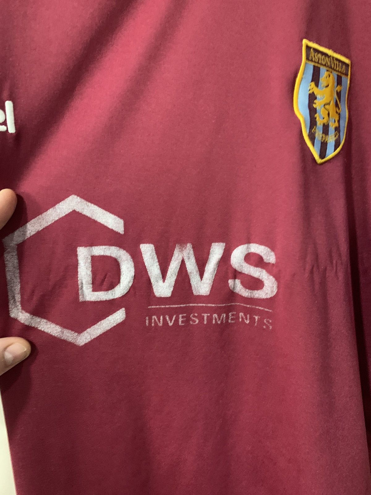 Vintage Aston Villa Home Football Shirt Hummel Vintage Soccer XXL Size US XXL / EU 58 / 5 - 6 Thumbnail