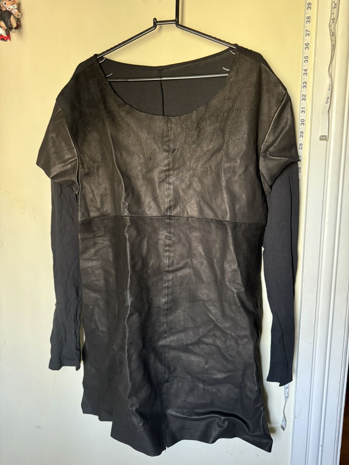 Other Leather Longsleeve tee shirt futuristic Size US XL / EU 56 / 4 - 4 Thumbnail