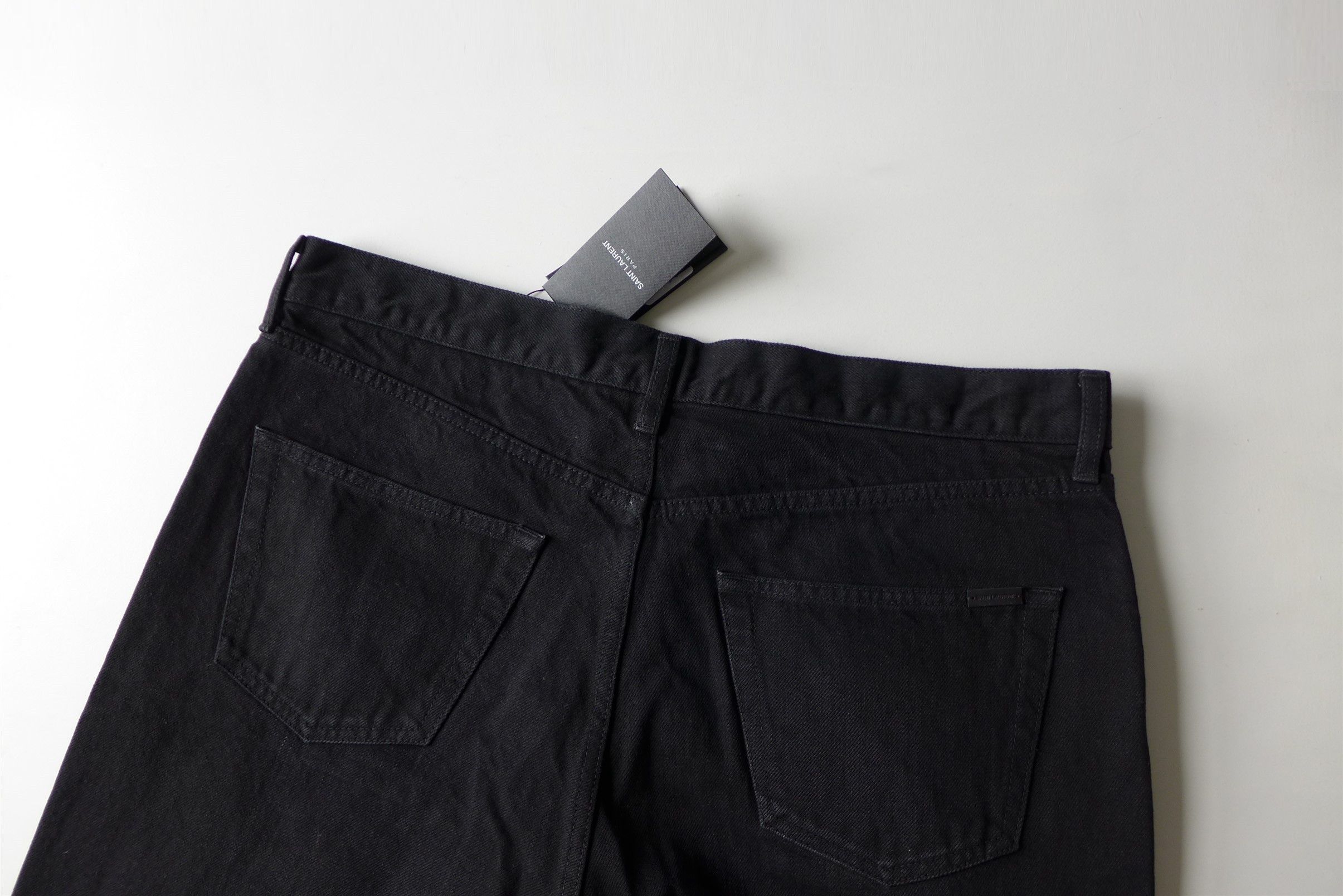 Saint Laurent Paris Saint Laurent D34 Mick Jeans - Osaka Black Denim Size US 34 / EU 50 - 13 Thumbnail