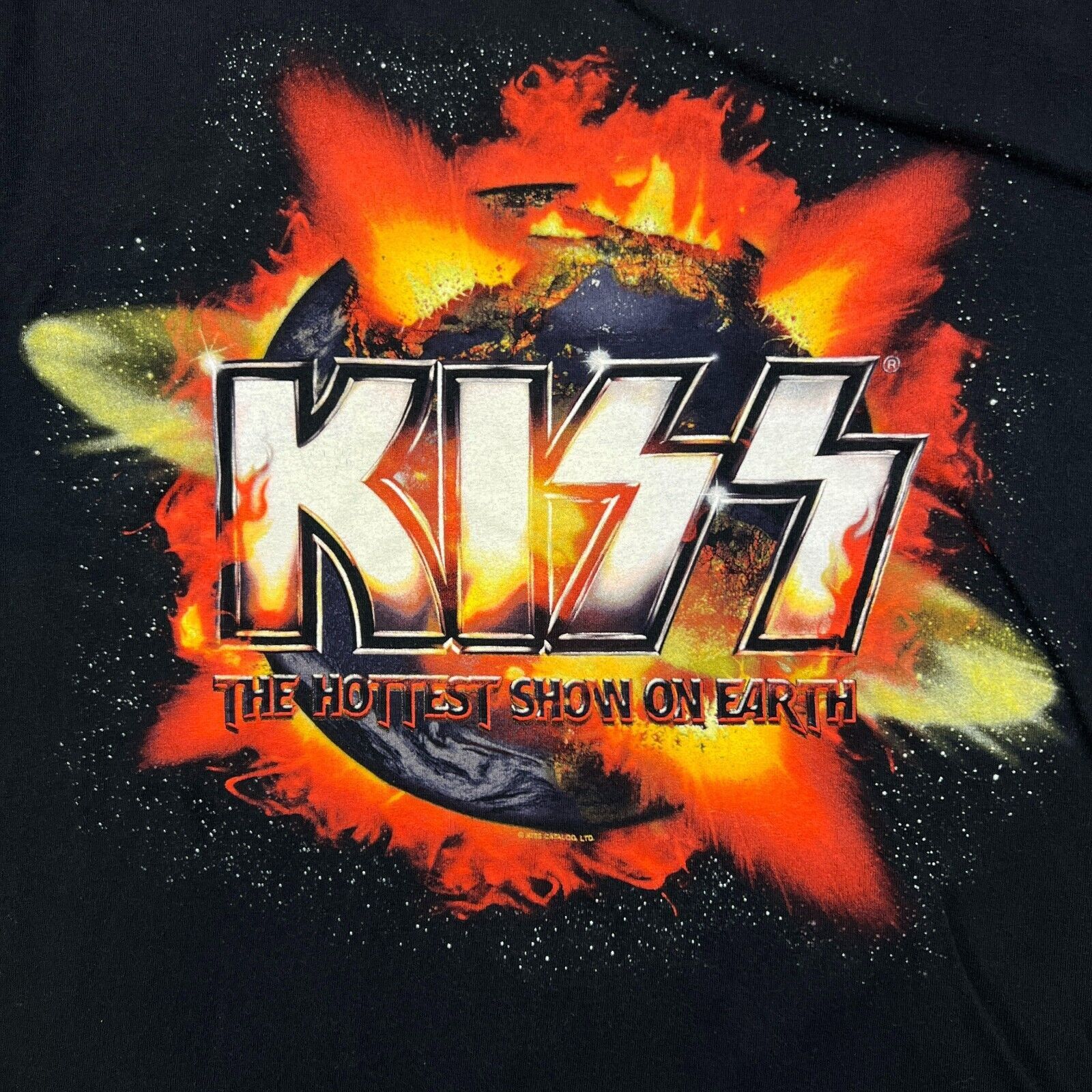 Band Tees × KISS × Vintage Vintage 2010 Kiss Large Hottest Show On Earth Band Tour Tee Size US L / EU 52-54 / 3 - 3 Thumbnail