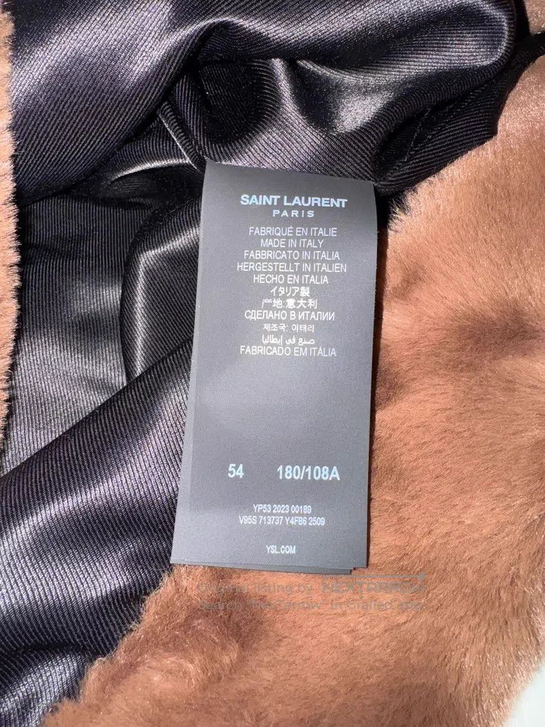 Saint Laurent Paris Saint Laurent Paris Caramel Teddy Fur Jacket Size US L / EU 52-54 / 3 - 5 Thumbnail
