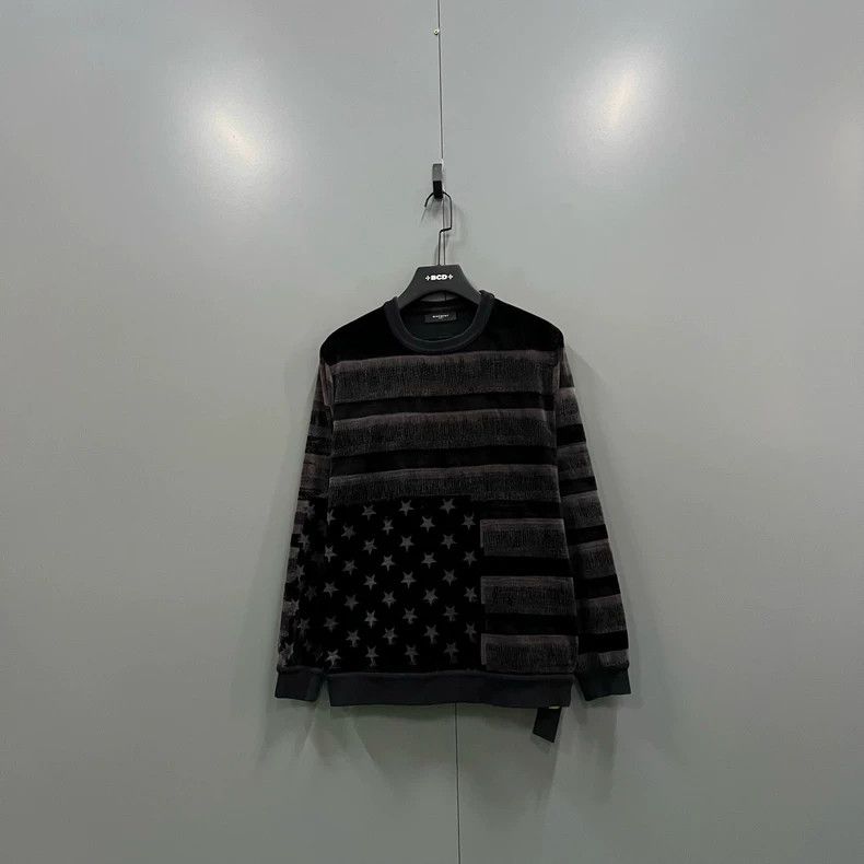 Givenchy Givenchy Striped Star Print Hoodie Size US S / EU 44-46 / 1 - 1 Thumbnail