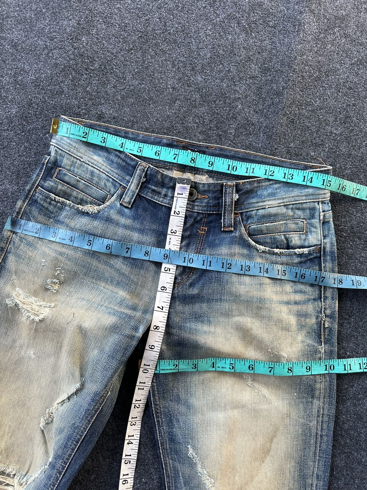 Dolce & Gabbana Vintage Dolce Gabbana Rusty Distressed Design 29x30 D147 Size US 29 - 7 Thumbnail