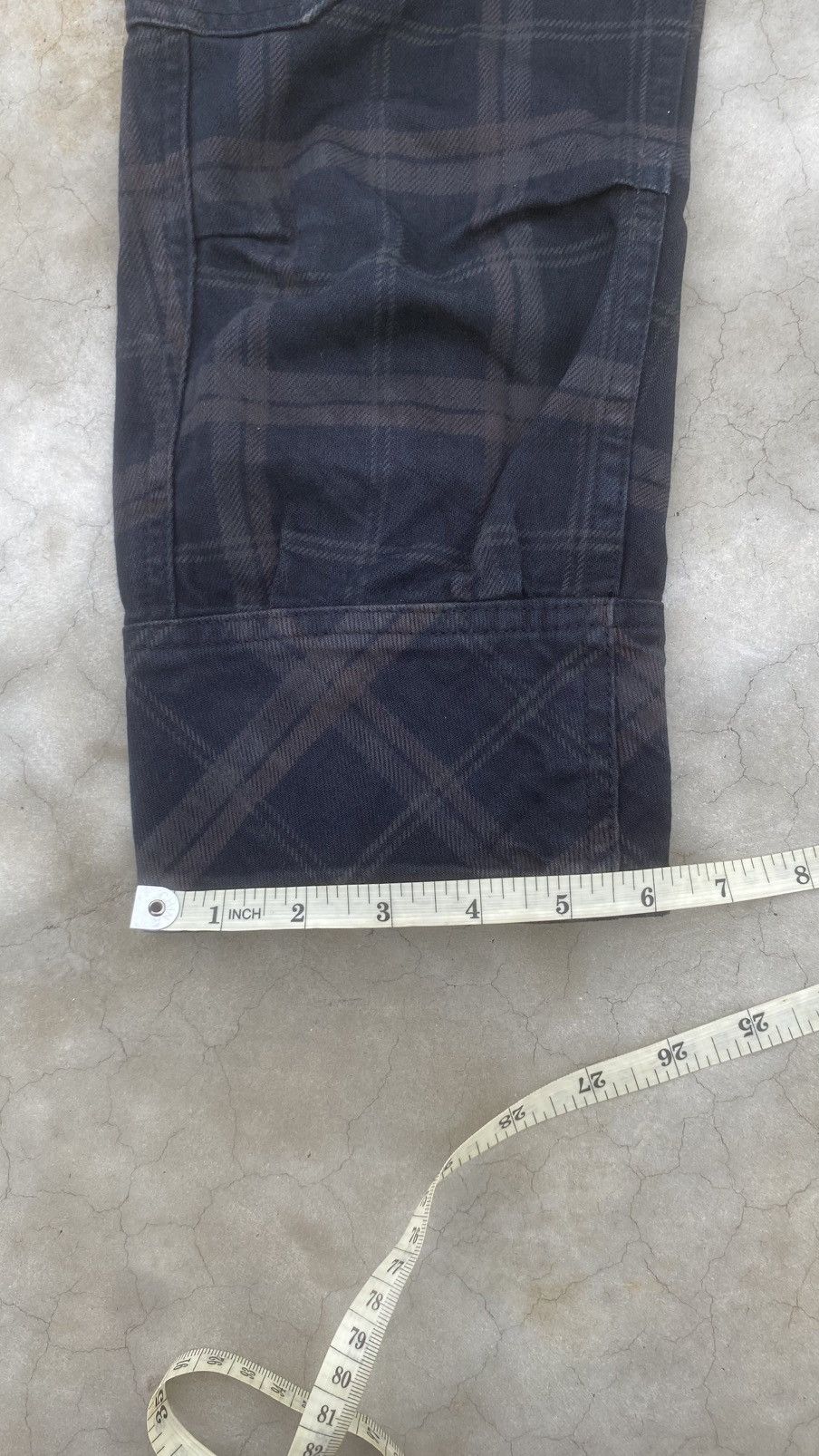 Hysteric Glamour Hysteric Glamour Plaid Cargo Shorts 3/4 Length Y2K Size 29" - 7 Thumbnail