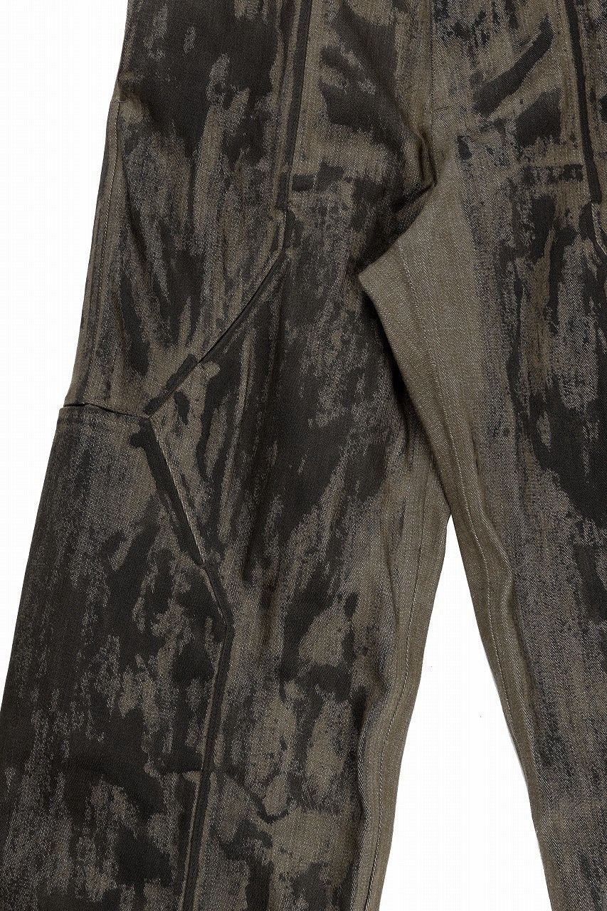 Japanese Brand OPPOSE DUALITY 10 POCKET PANEL DENIM TROUSERS (DIRT GREEN) Size US 32 / EU 48 - 5 Thumbnail