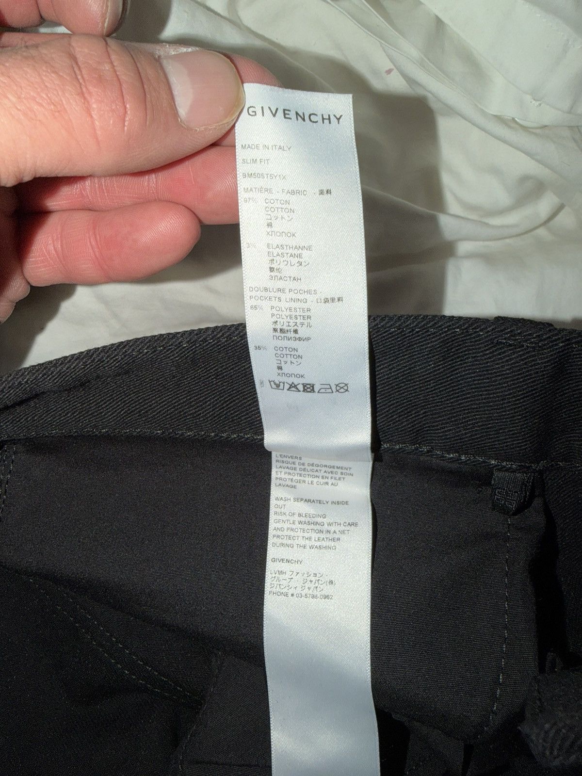 Chito × Givenchy Givenchy x Chito Graffiti Stretch Slim Fit Jeans Size US 36 / EU 52 - 15 Thumbnail