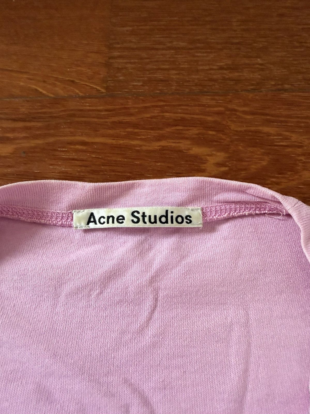 Acne Studios Acne Studio cropped pink t-shirt Size S / US 4 / IT 40 - 3 Thumbnail
