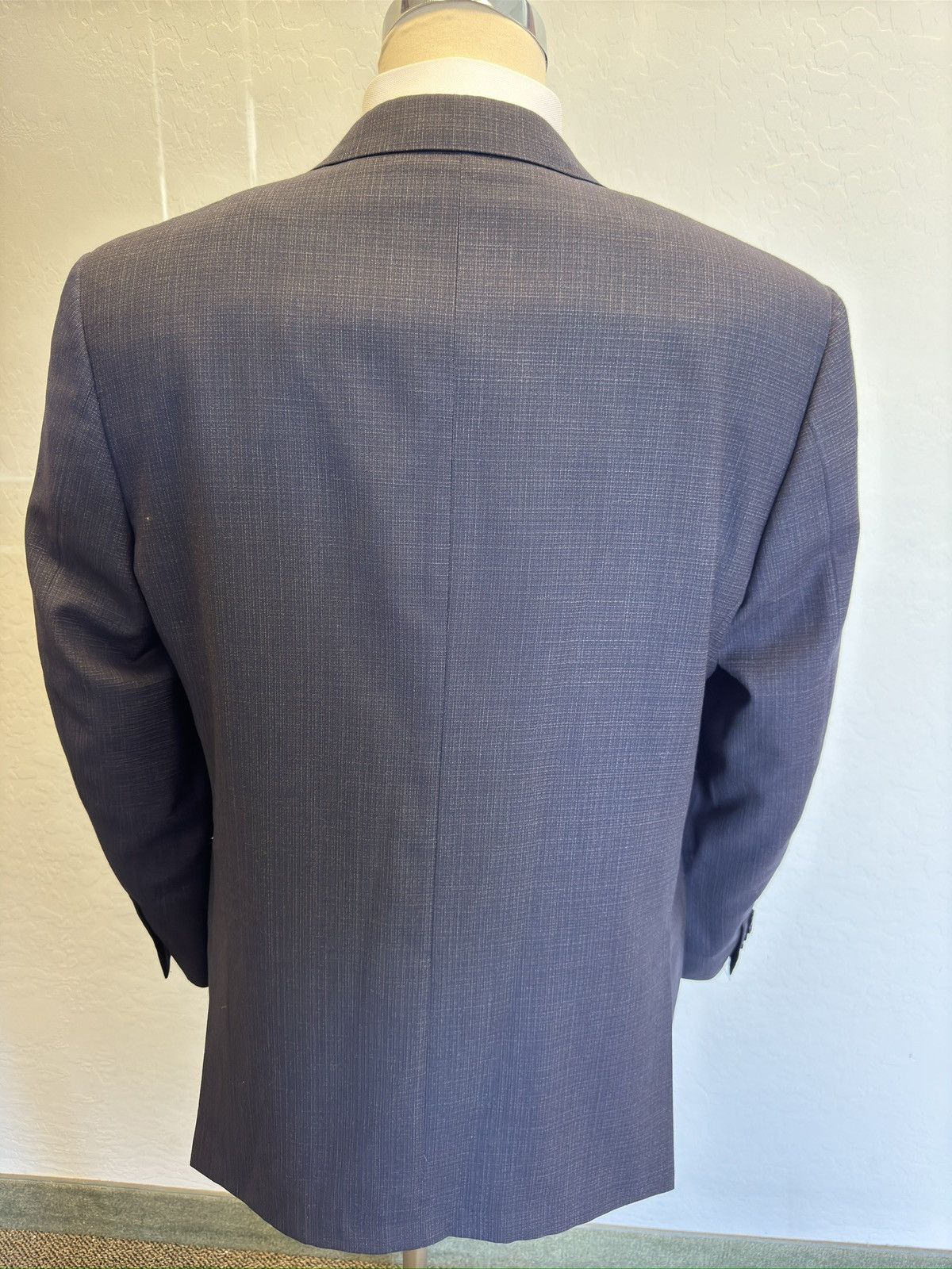 Canali CANALI Made in Italy Wool Subtle Check Jacket 46R $1695 Size 46R - 6 Thumbnail