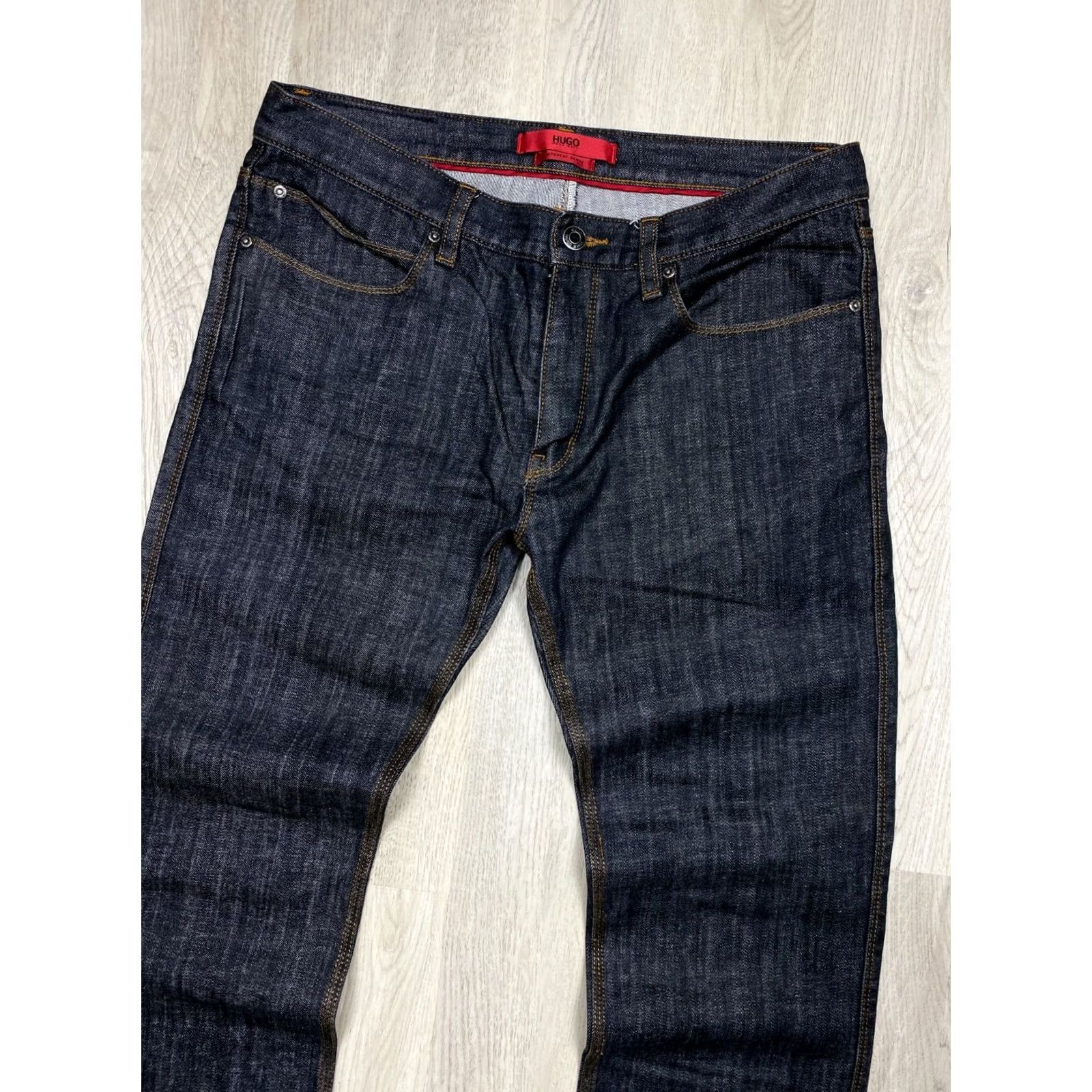 Hugo Boss Hugo Boss Jeans Mens Denim Pants Size 33 Blue Cotton Denim Straight Regular Inseam 32 Vintage No Size US 33 - 2 Thumbnail