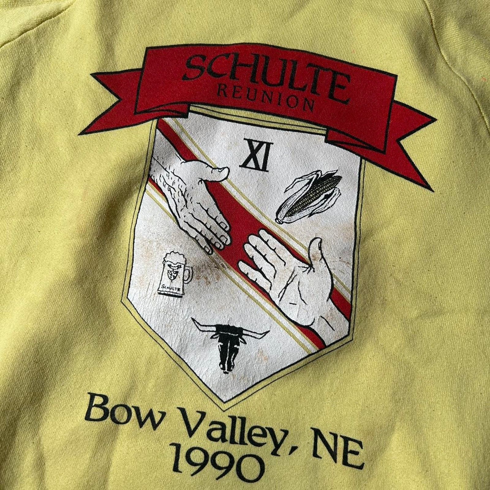 Fruit Of The Loom 90s nebraska schulte reunion crewneck Size US L / EU 52-54 / 3 - 2 Thumbnail