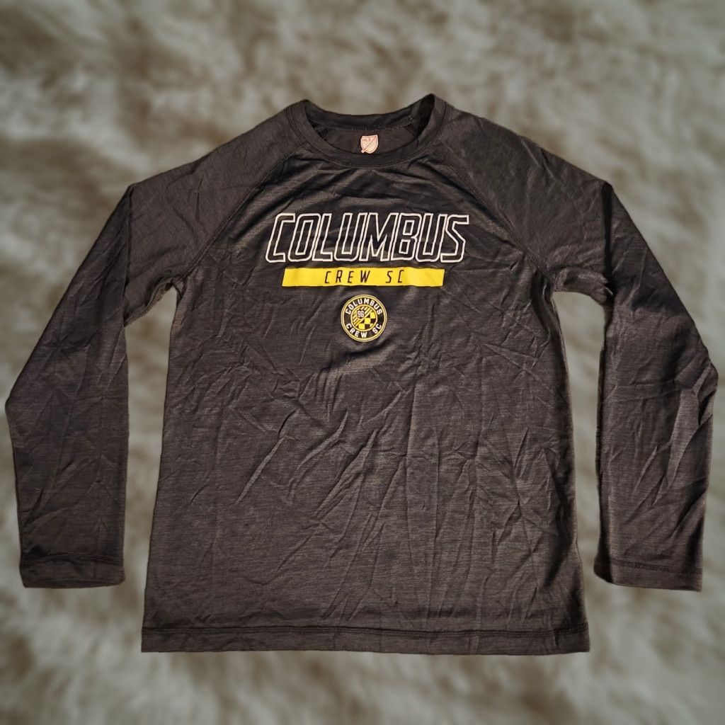 Vintage Columbus Crew SC Long Sleeve Performance Shirt Mens Medium Gray MLS T-Shirt Crew Neck Sports MLS Size US M / EU 48-50 / 2 - 1 Thumbnail
