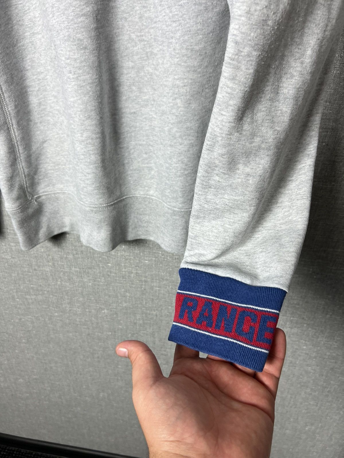 Mitchell & Ness × Vintage Rare Vintage NHL New York Rangers Big Logo Sweatshirt Size US L / EU 52-54 / 3 - 11 Thumbnail