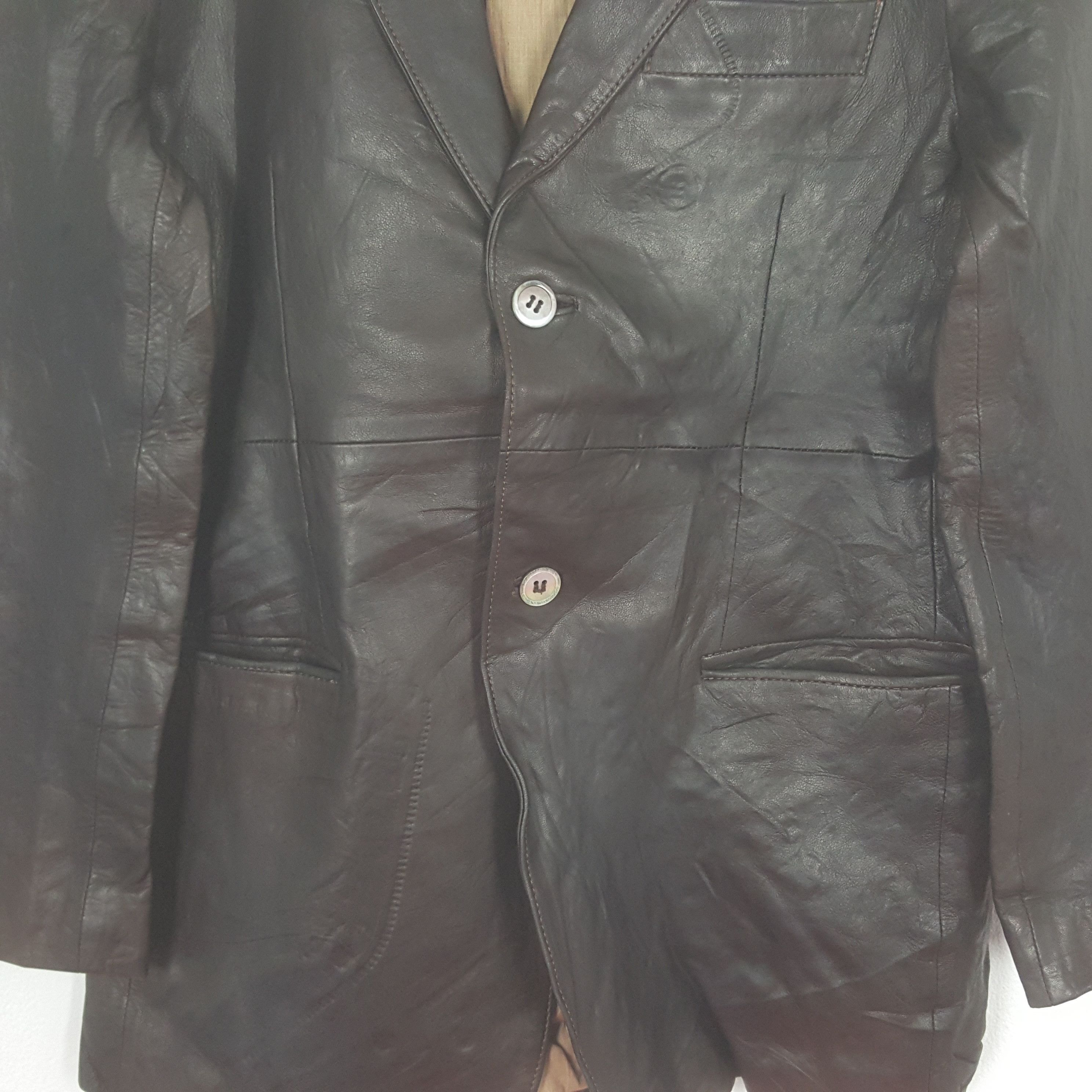 Other Vintage Studio Design K. Leather Blazer Jacket Size US S / EU 44-46 / 1 - 2 Thumbnail