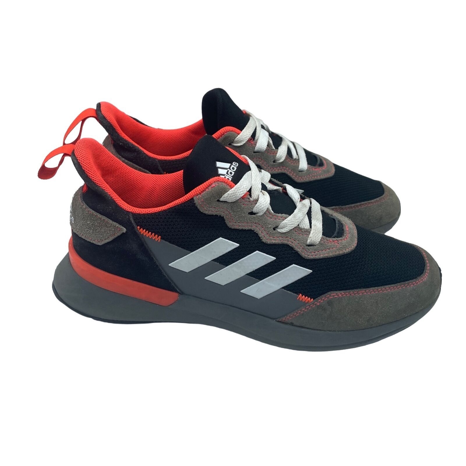Adidas Adidas Rapidarun Elite Running Athletic Shoe Black Orange 6 Size US 6 / EU 39 - 2 Thumbnail