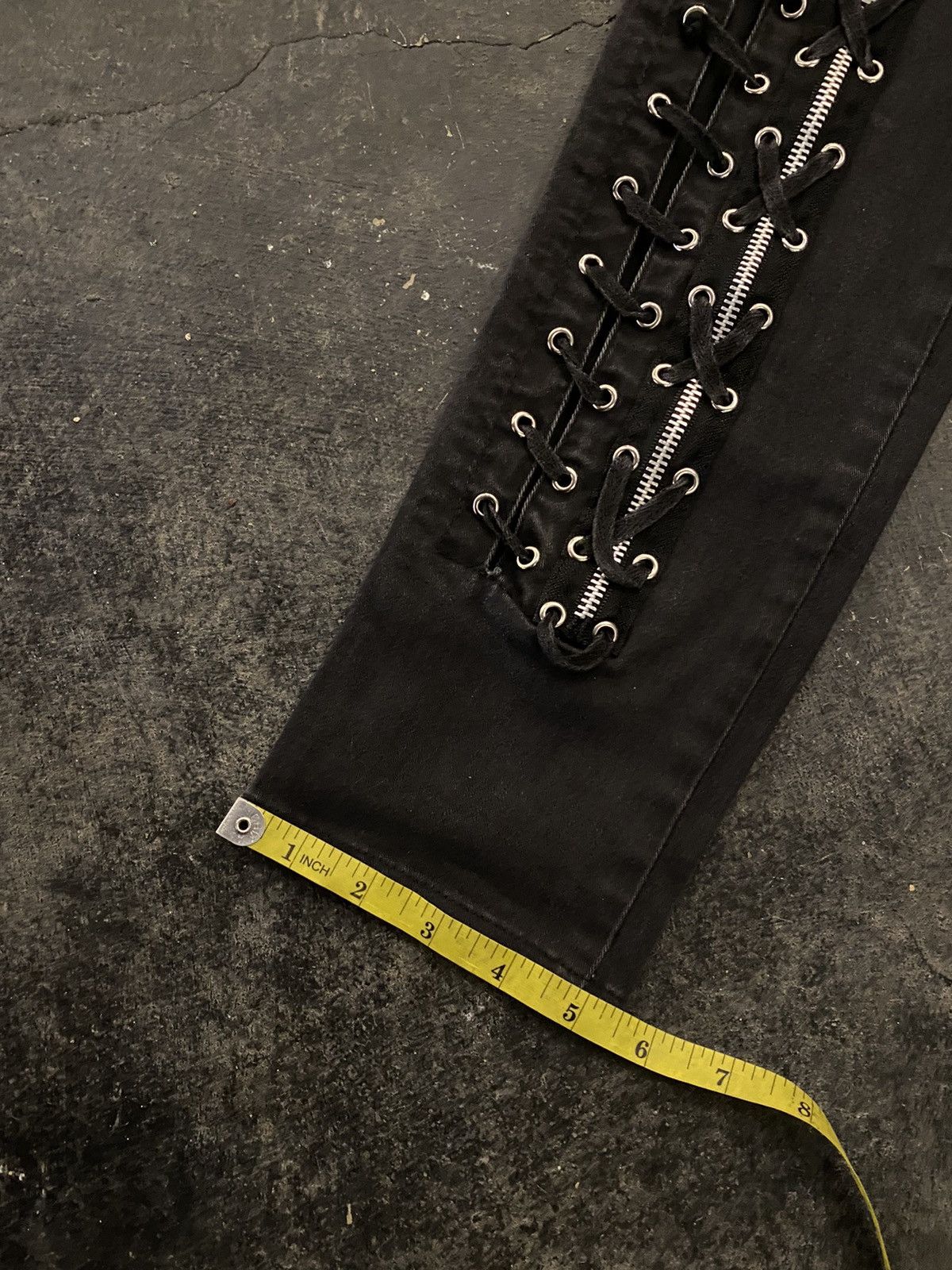If Six Was Nine Tripp Nyc laced ifsixwasnine punk jeans Size US 32 / EU 48 - 12 Thumbnail