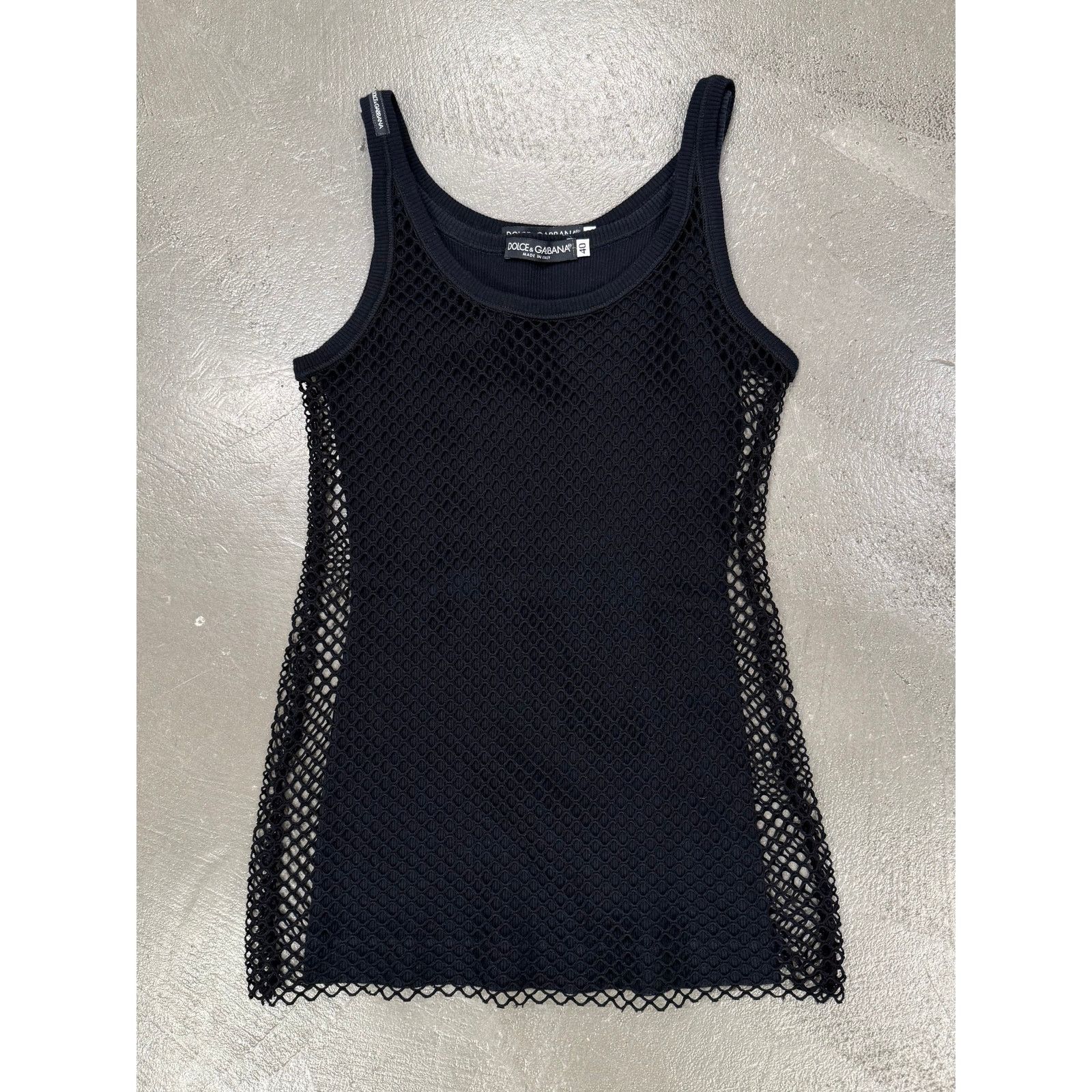 Dolce & Gabbana S/S2003 Dolce & Gabbana double layered net tank Size S / US 4 / IT 40 - 2 Thumbnail