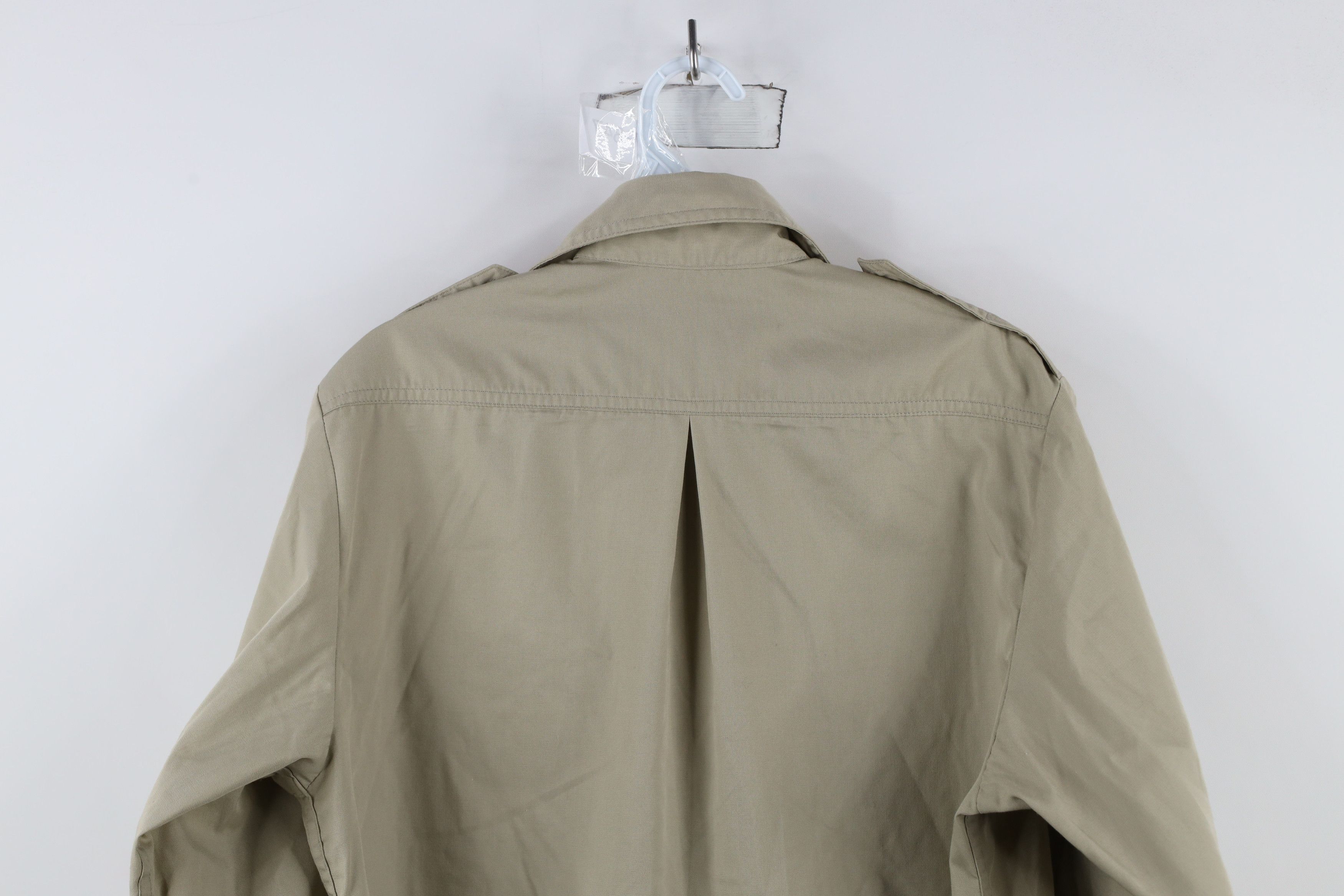 Tilley × Vintage Vintage 90s Tilley Endurables Collared Button Shirt Beige Size S / US 4 / IT 40 - 10 Thumbnail